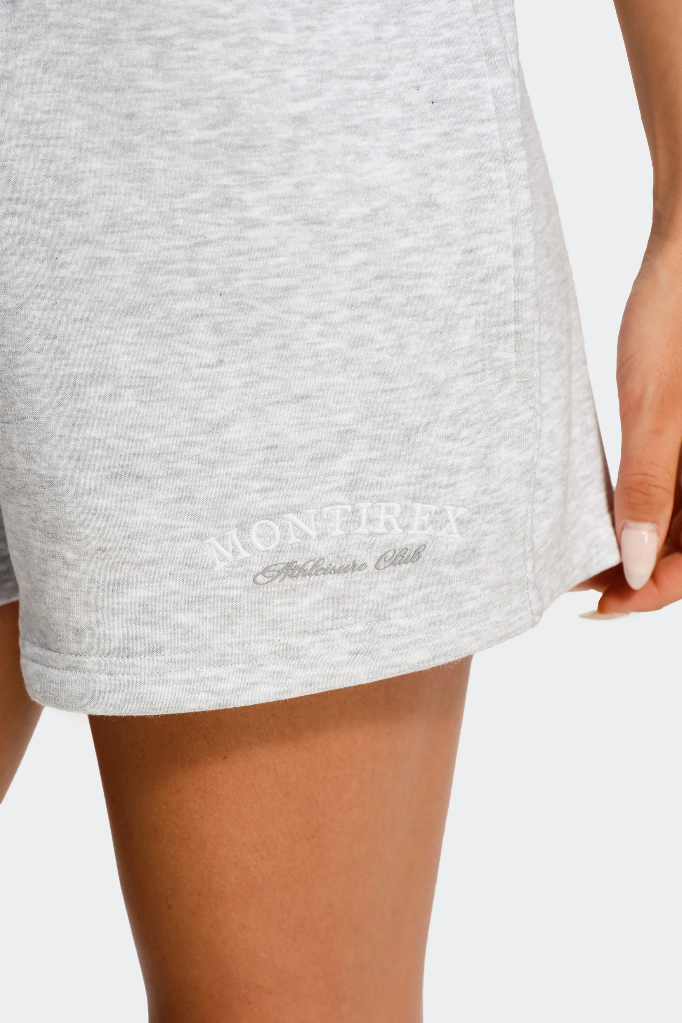 Athleisure Short - Platinum Grey Marl - Image 5
