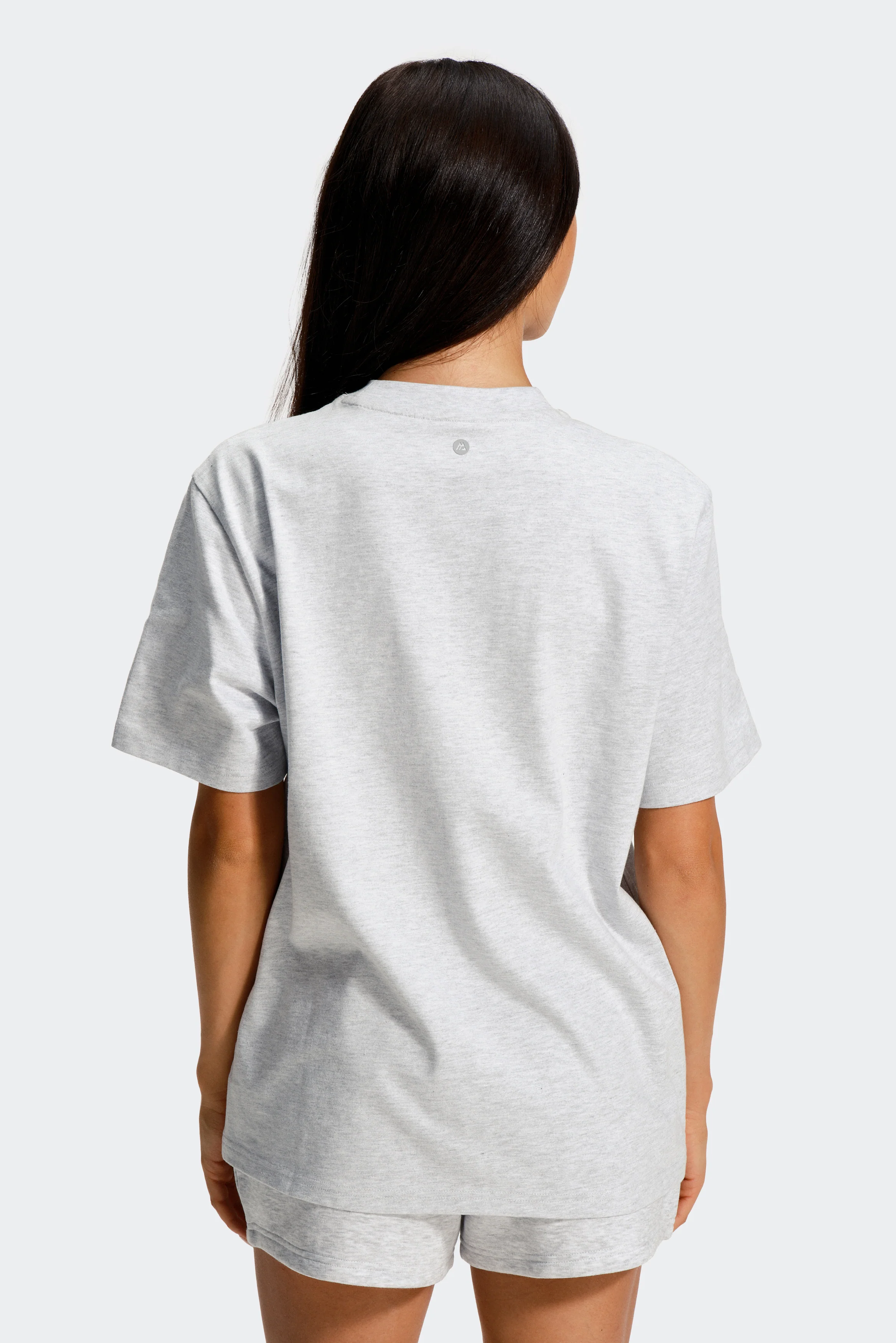 Athleisure Club T-Shirt - Platinum Grey Marl - Image 2