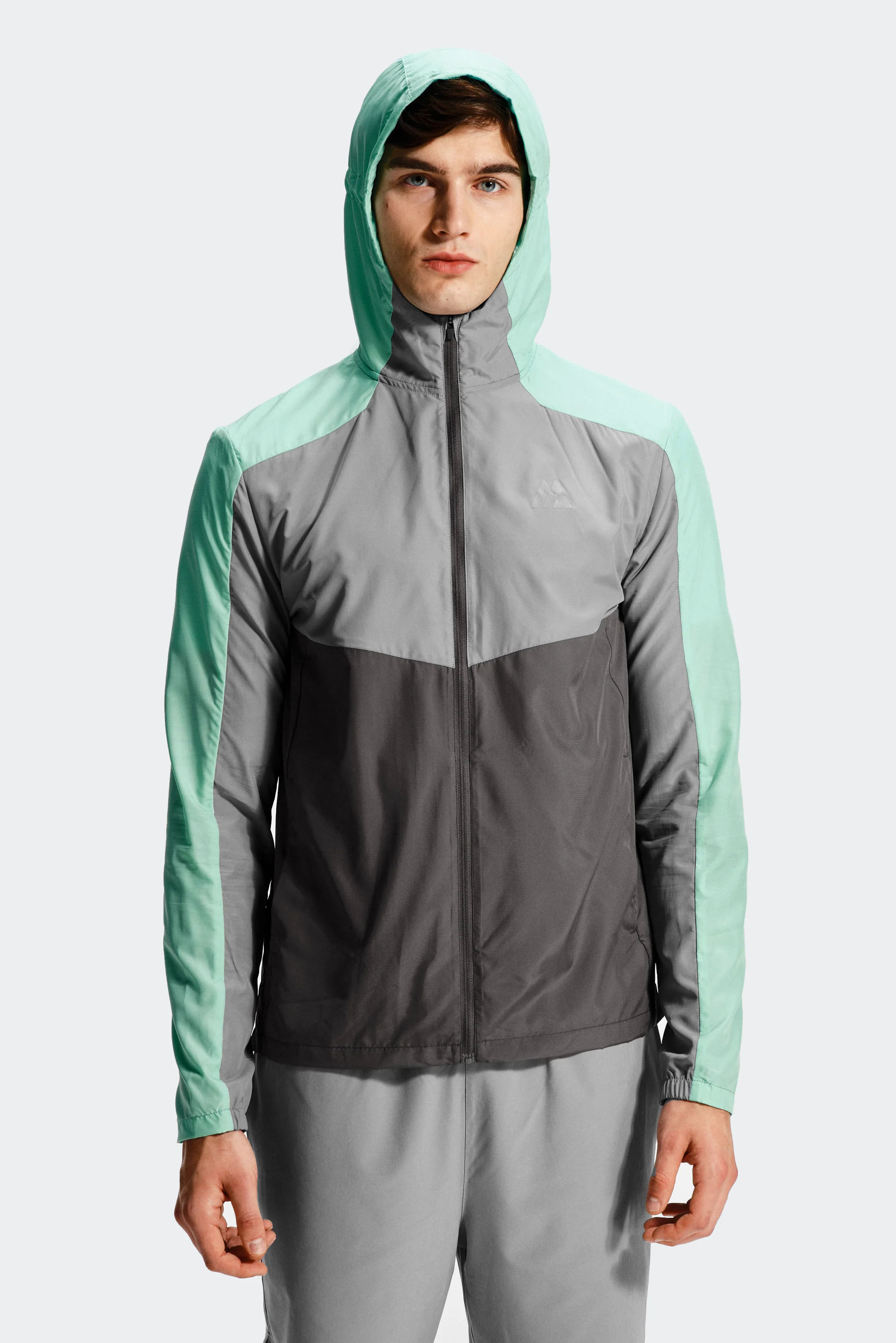 Breeze 3.0 Windbreaker - Duck Egg/Platinum Grey/Cement Grey - Image 5