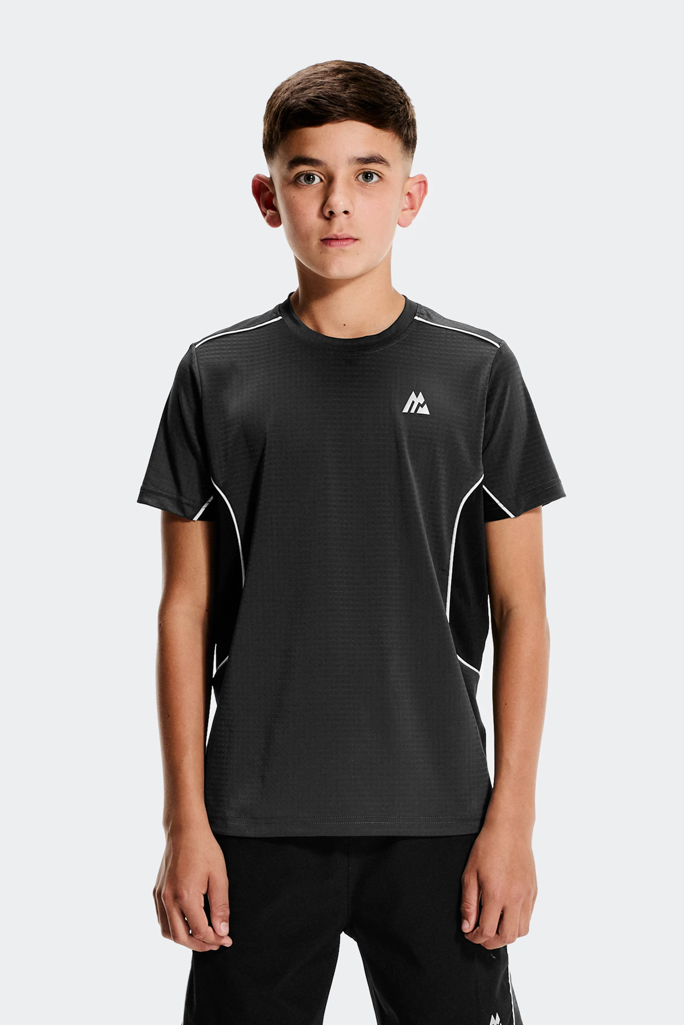 Boys Chroma T-Shirt - Asphalt/Black/Light Smoke Grey
