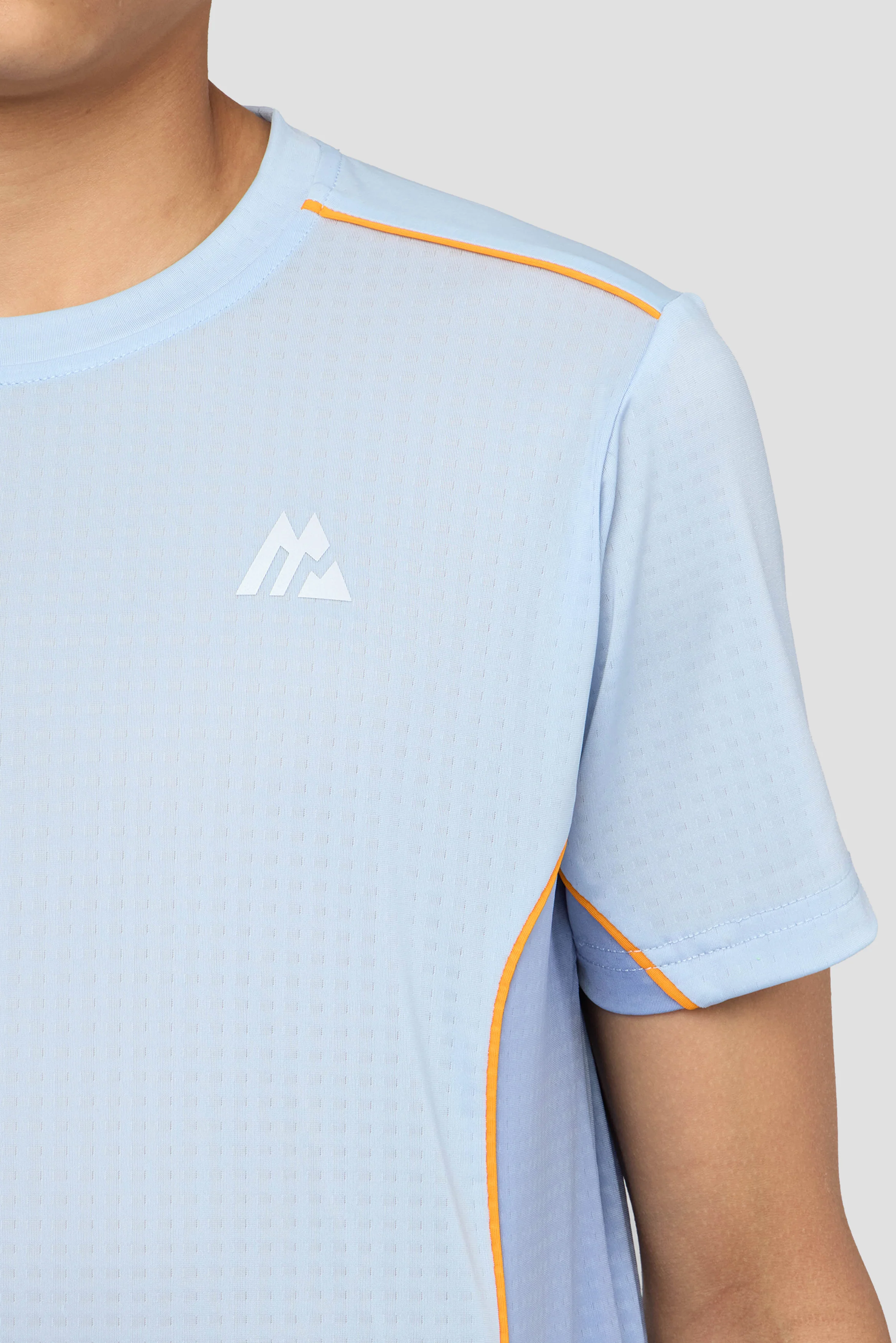 Boys Chroma T-Shirt - Summer Mist/Cloudy Blue/Tangerine Glow - Image 3