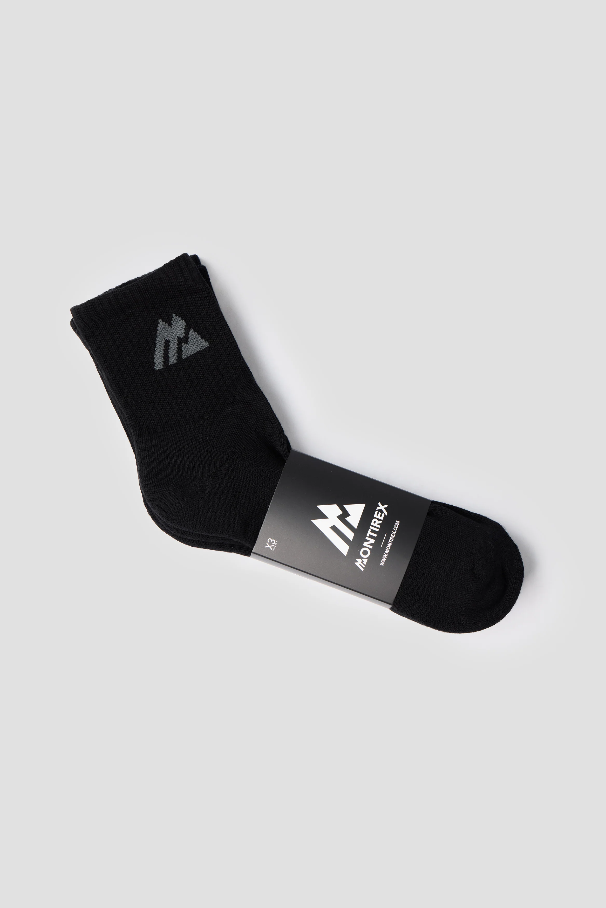 Junior Crew Sock - Black - Image 2