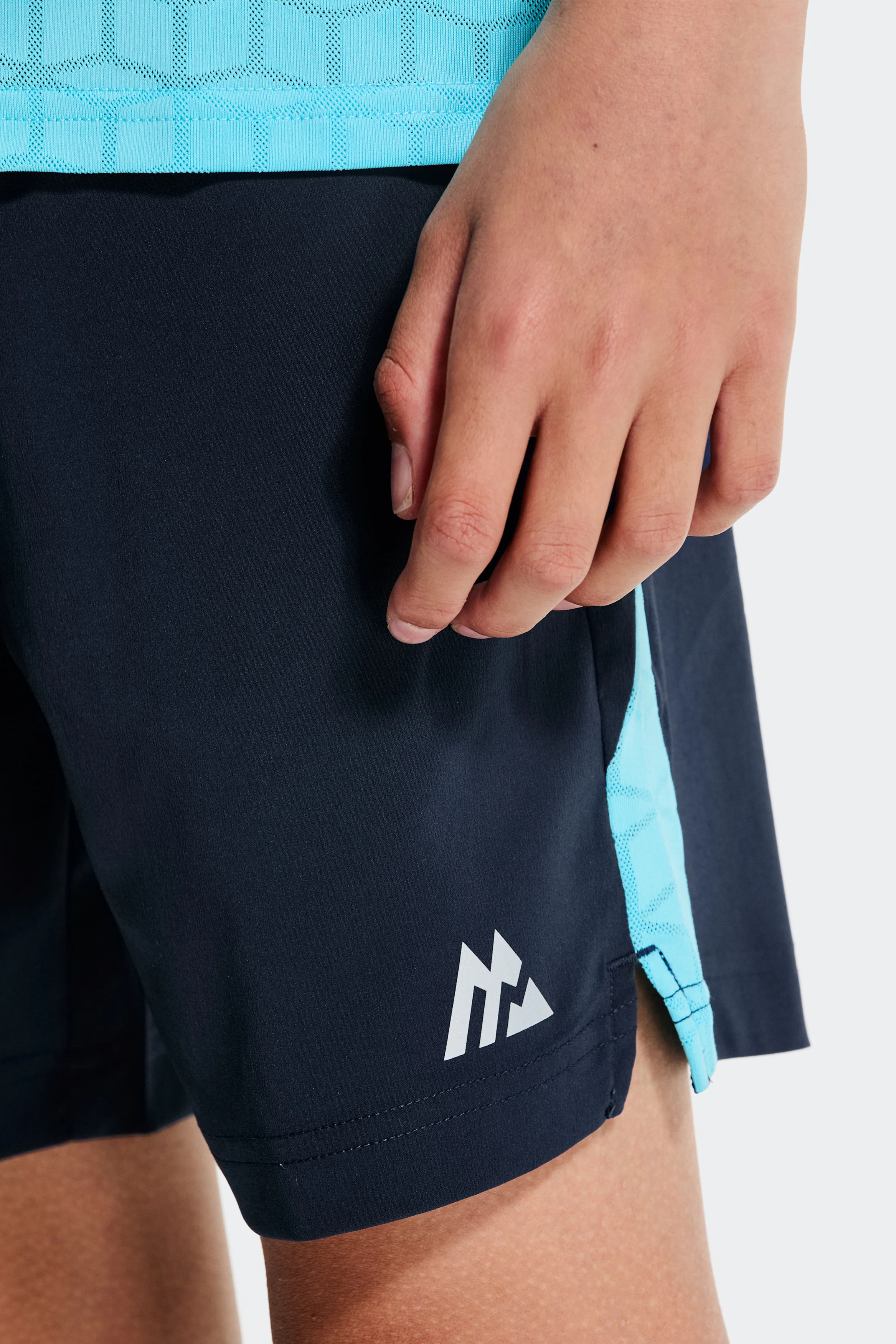 Boys Cube Short - Midnight Blue/Neon Sky - Image 5