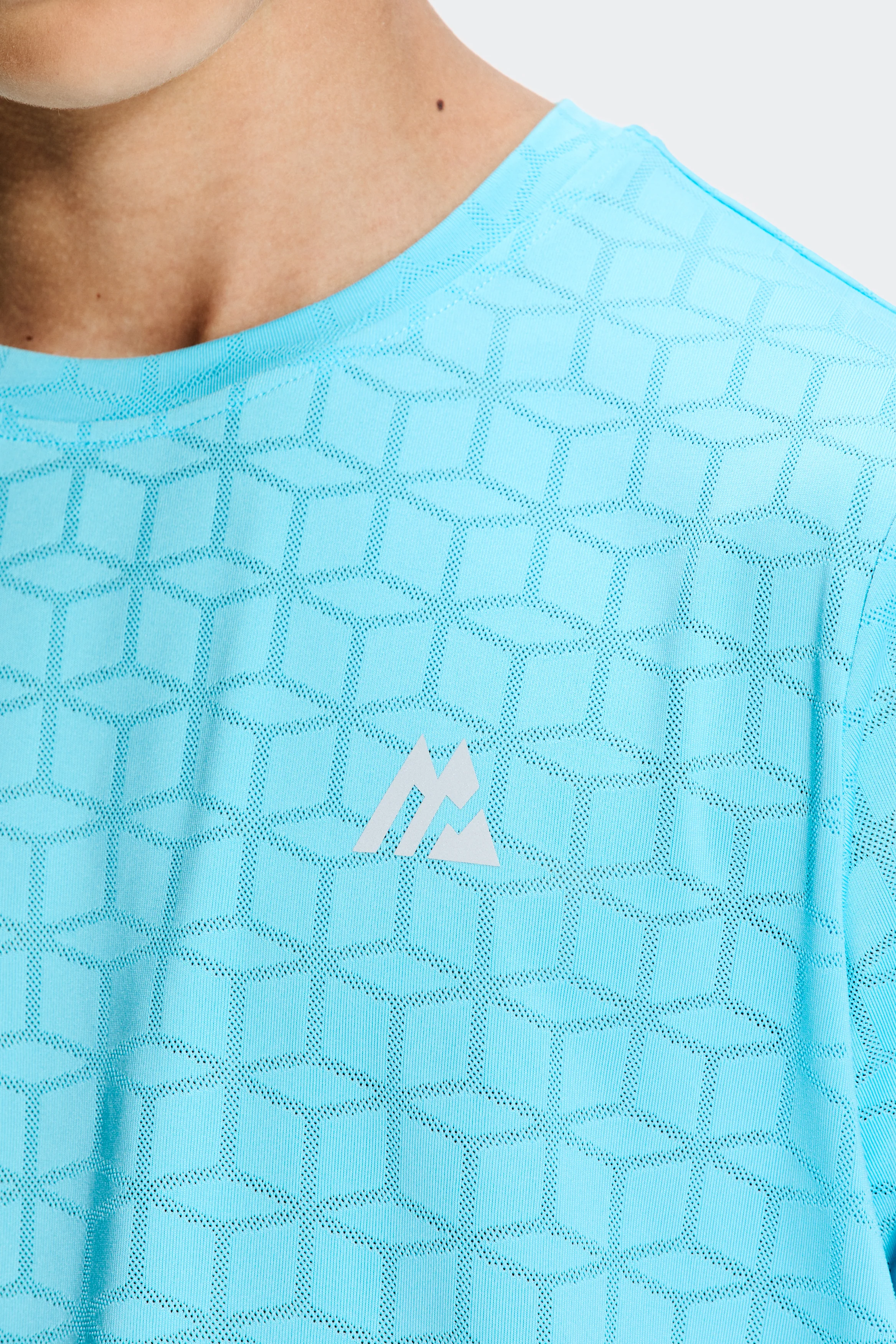 Boys Cube T-Shirt - Neon Sky - Image 3