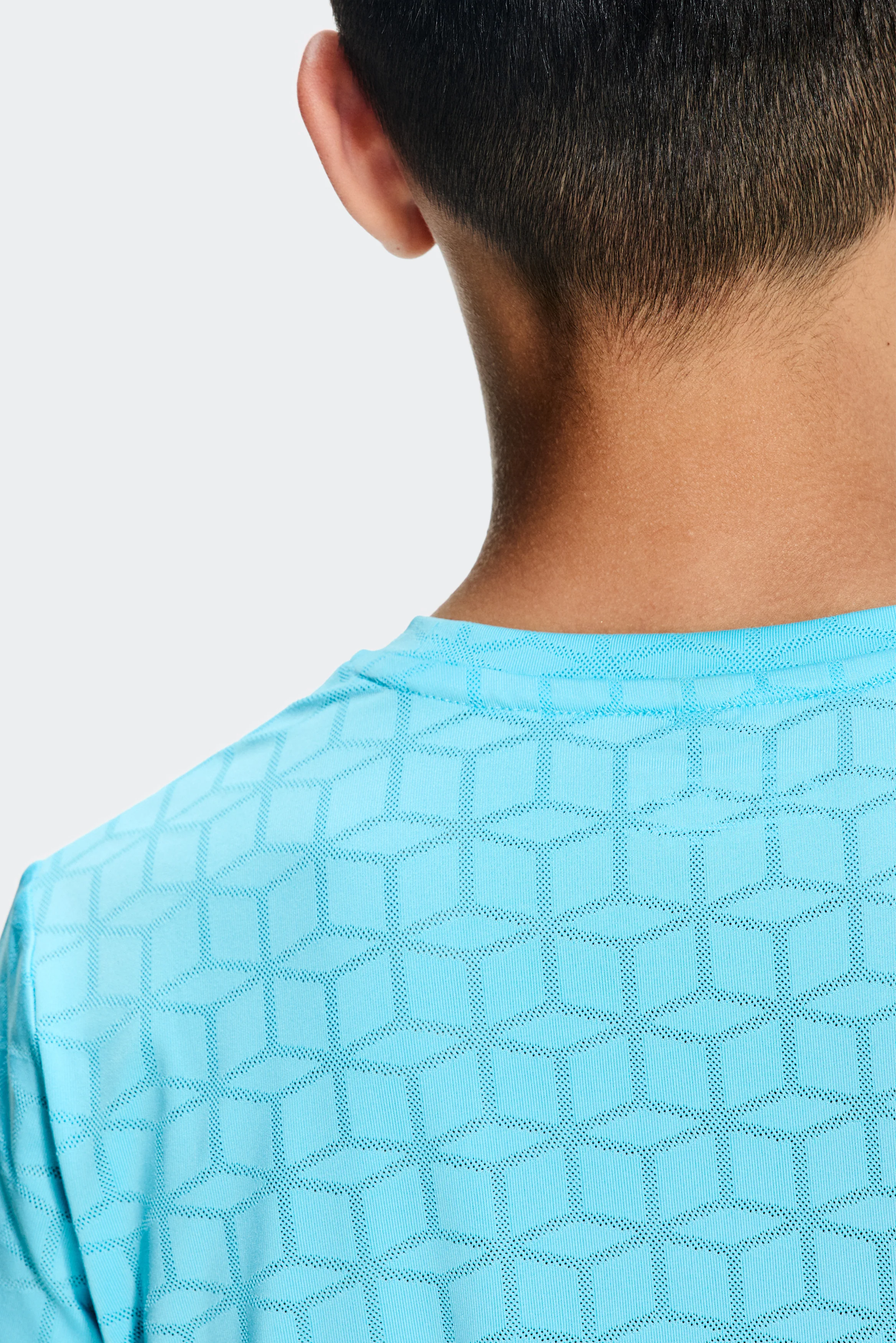Boys Cube T-Shirt - Neon Sky - Image 4