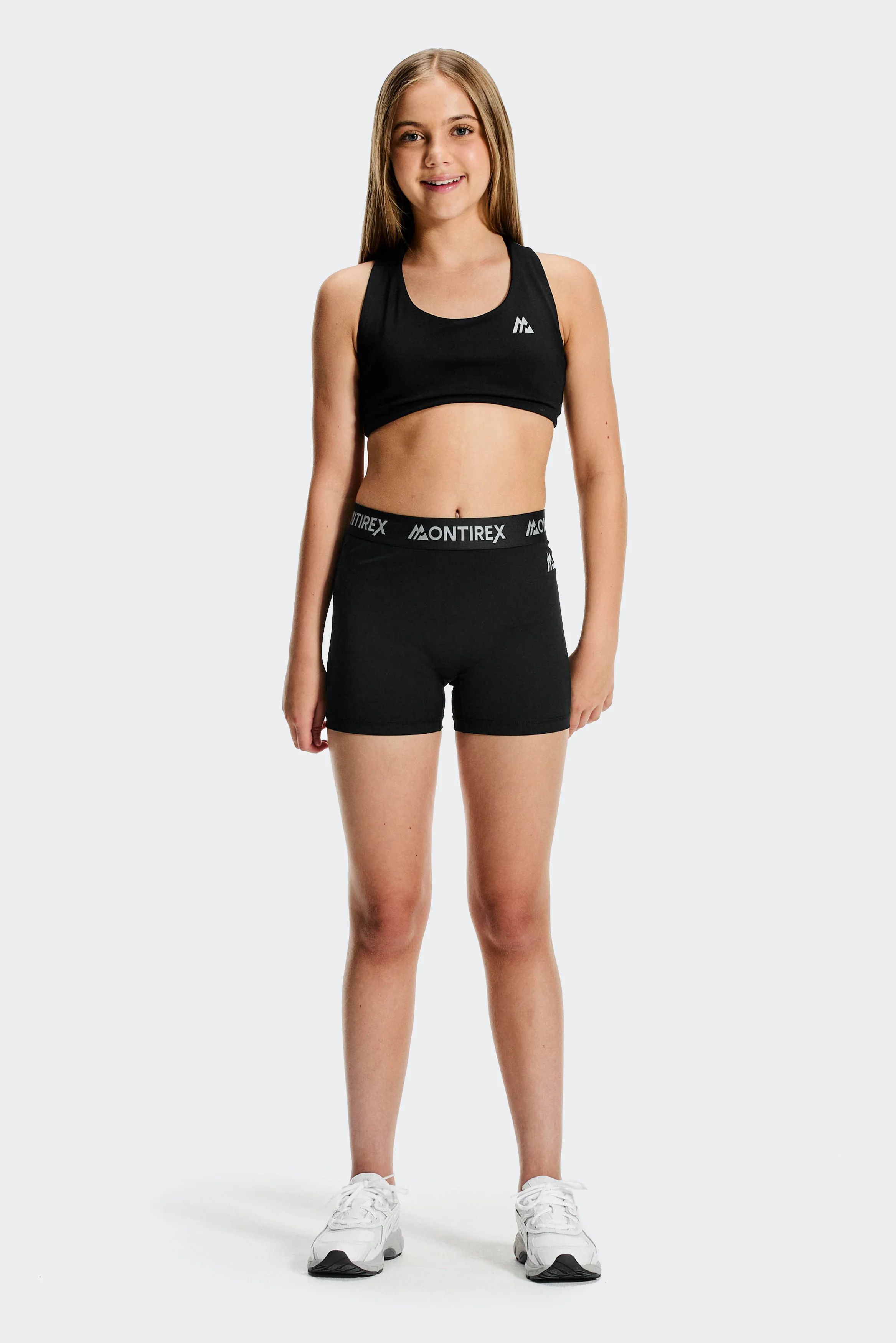 Girls Icon Cycling Short - Black - Image 3