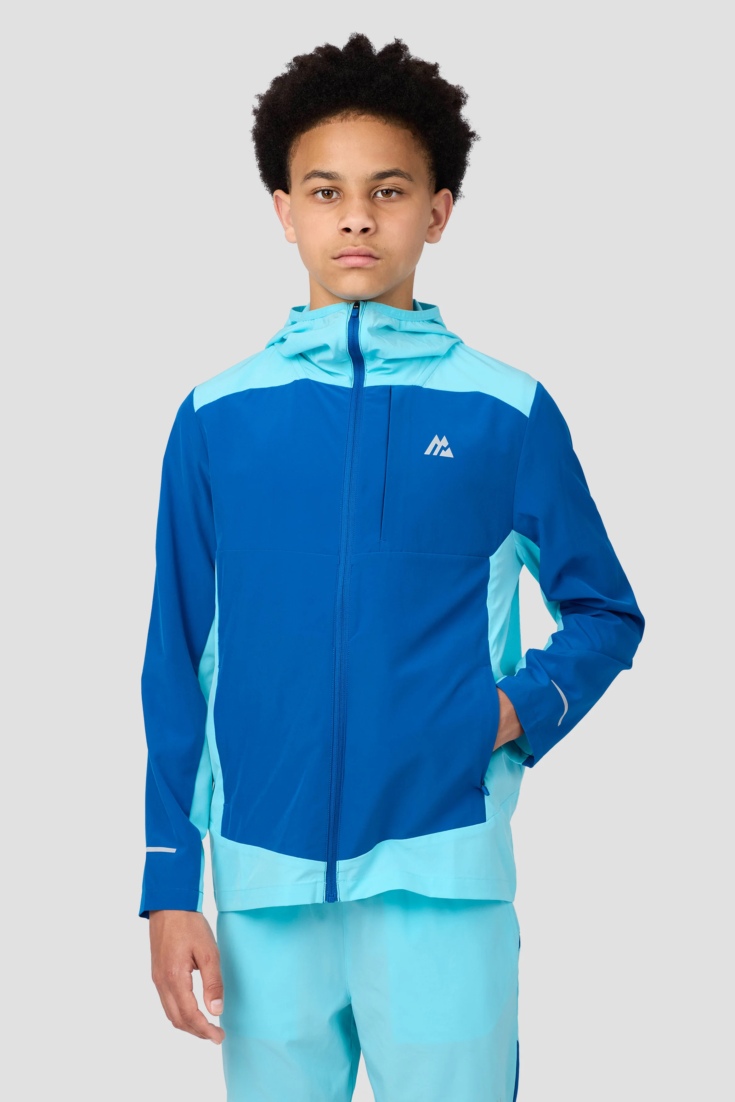 Boys Gamma Jacket - Cobalt/Neon Sky