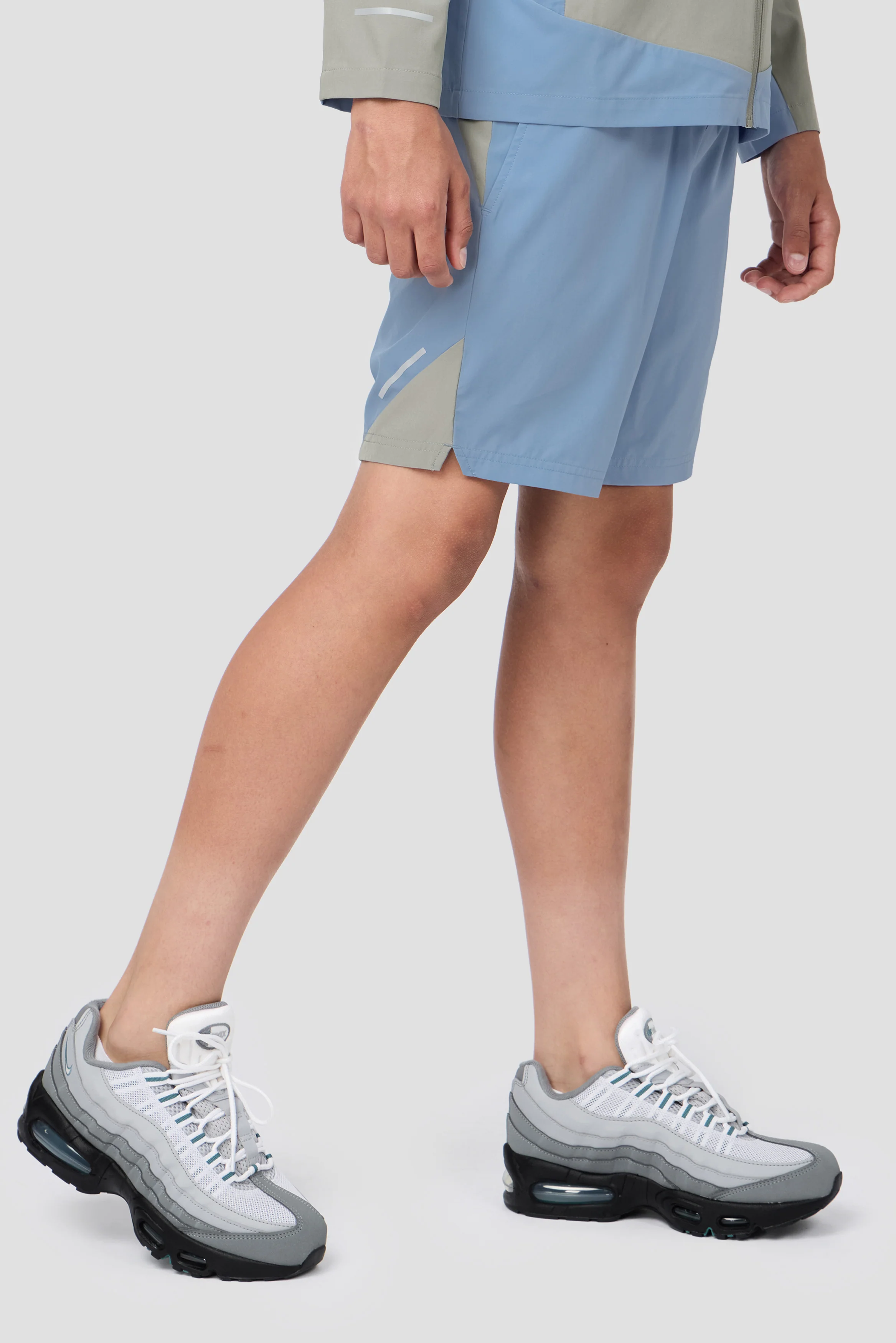 Boys Gamma Short - Cloudy Blue/Platinum Grey - Image 2
