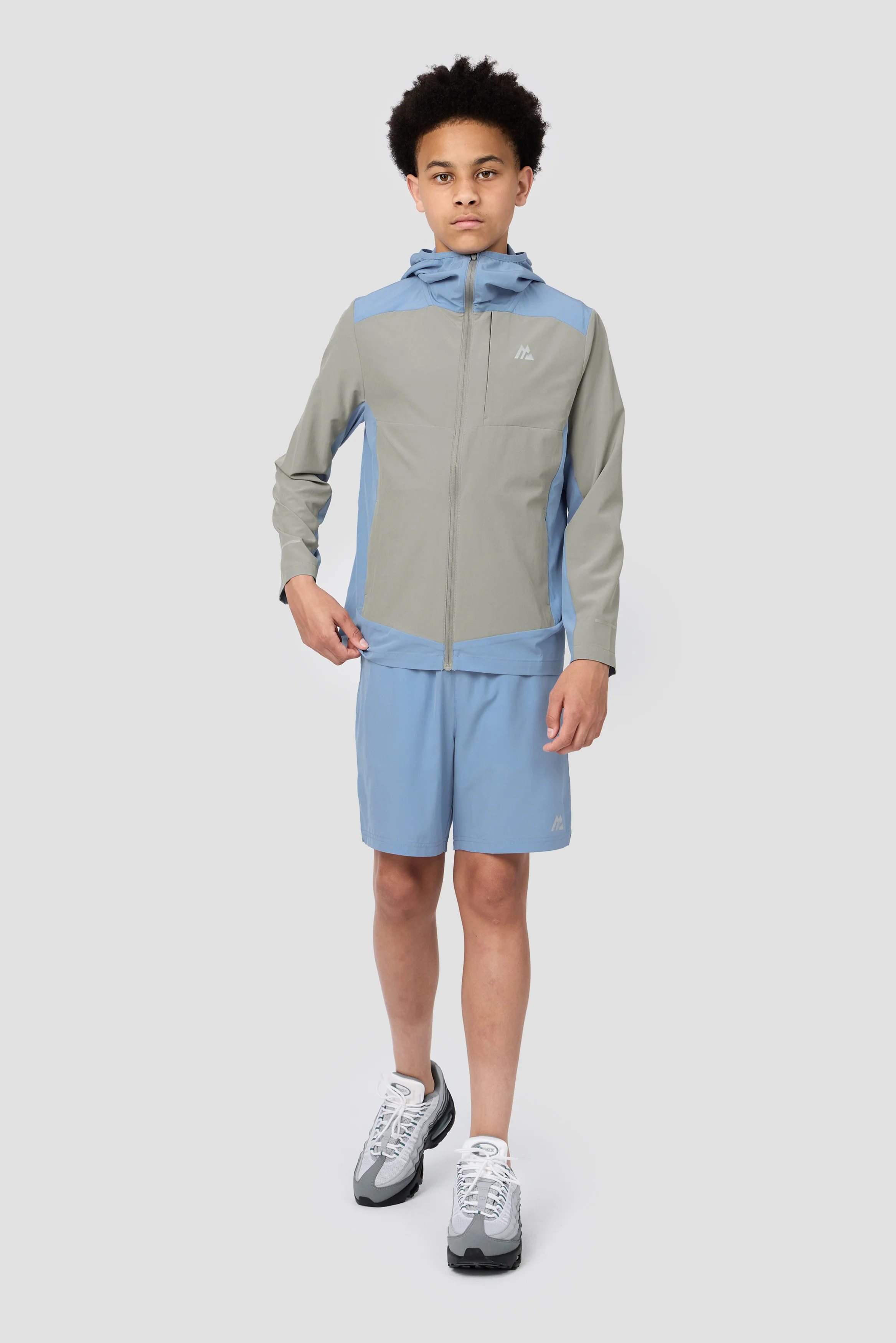 Boys Gamma Short - Cloudy Blue/Platinum Grey - Image 3