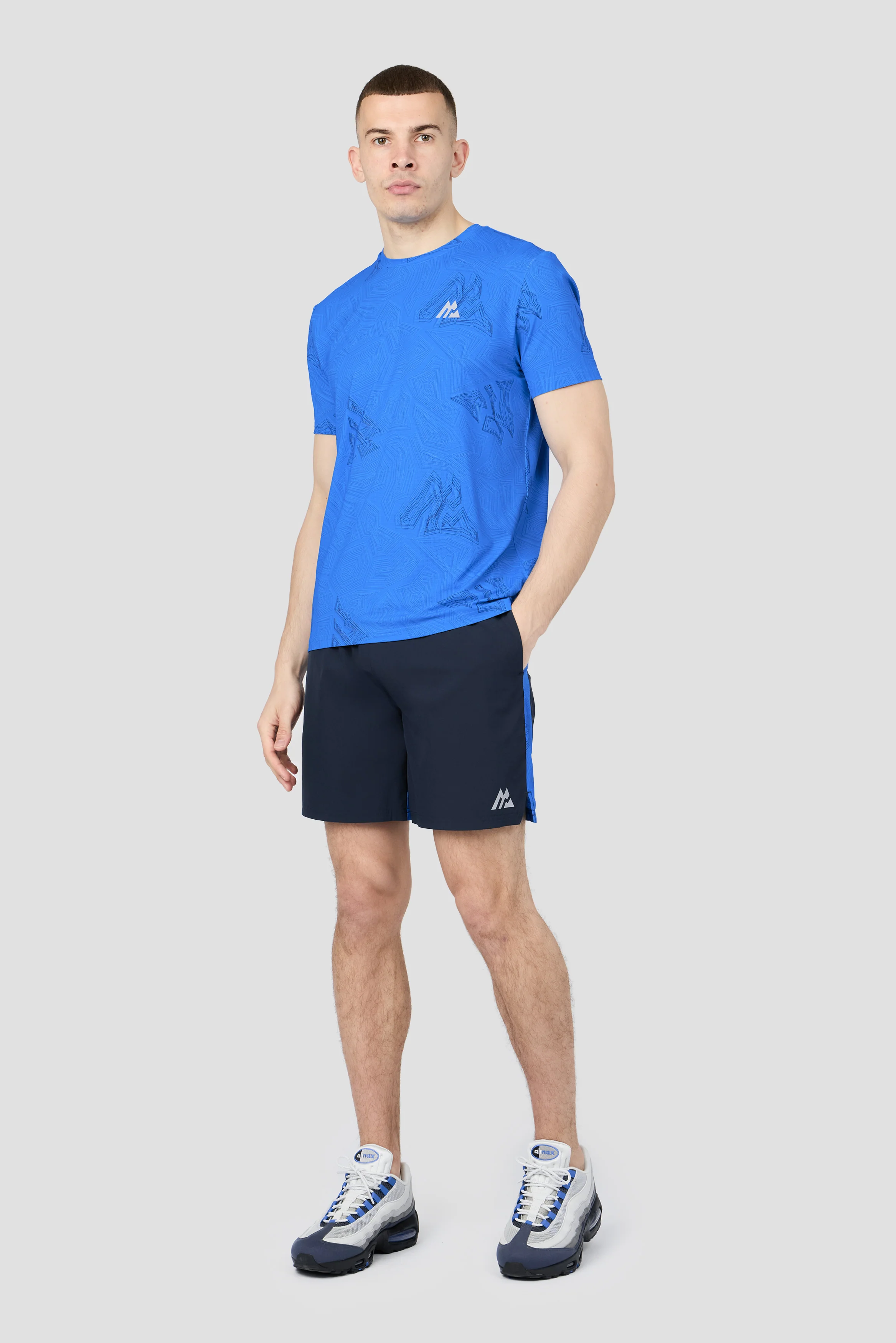 Geo M Print Short - Midnight Blue/Celestial Blue - Image 3