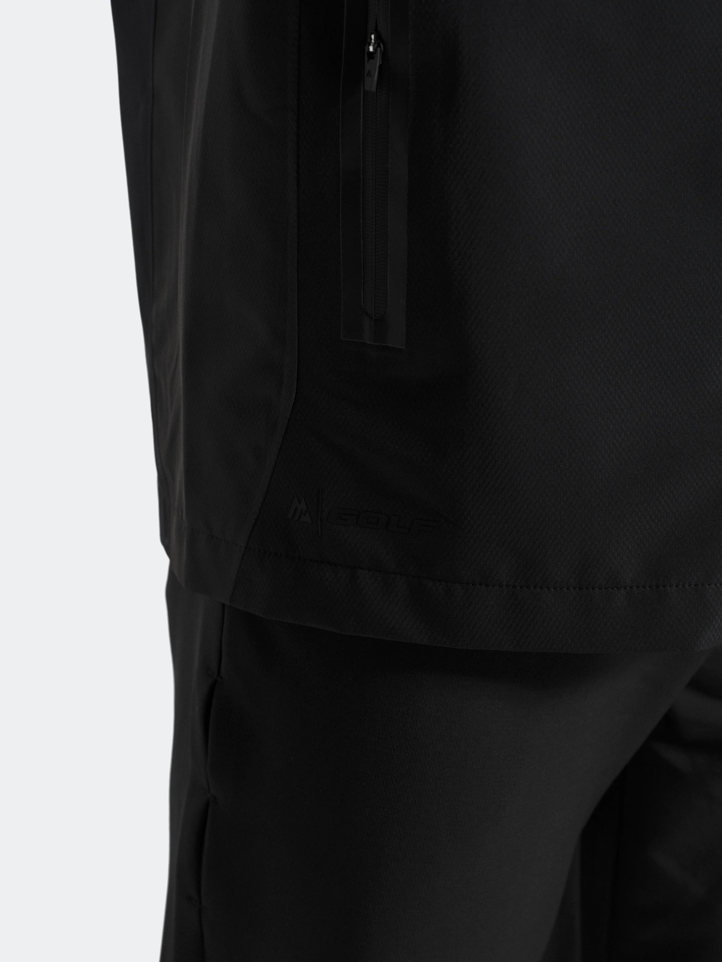 Golf Waterproof Jacket - Black/Onyx - Image 4