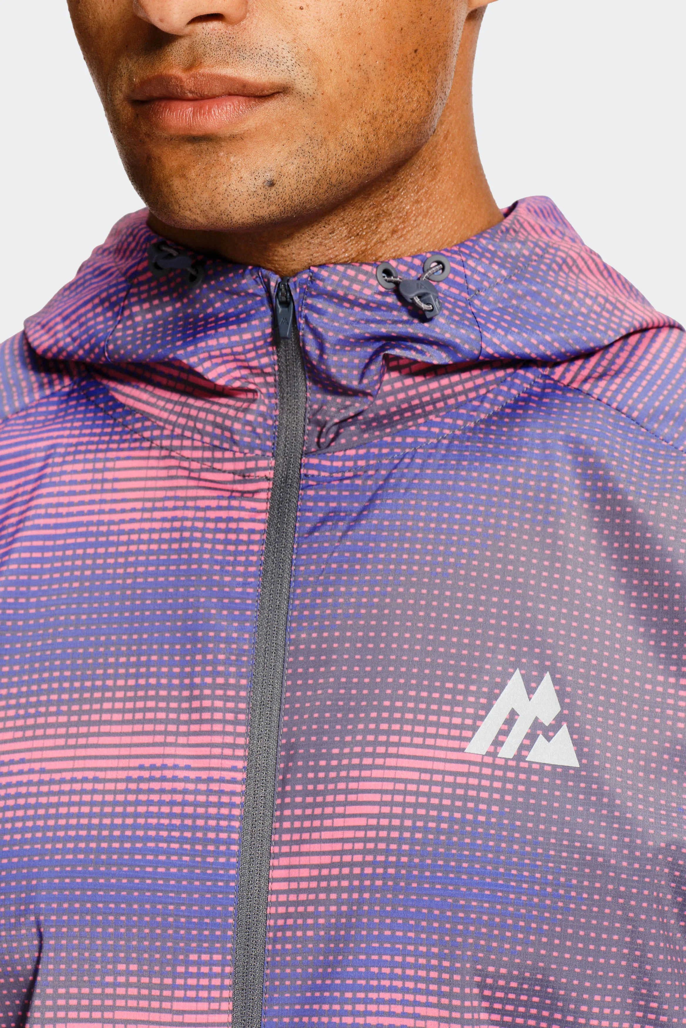 Haze Windbreaker - Cement Grey/Electric Purple/Mauve Pink - Image 3