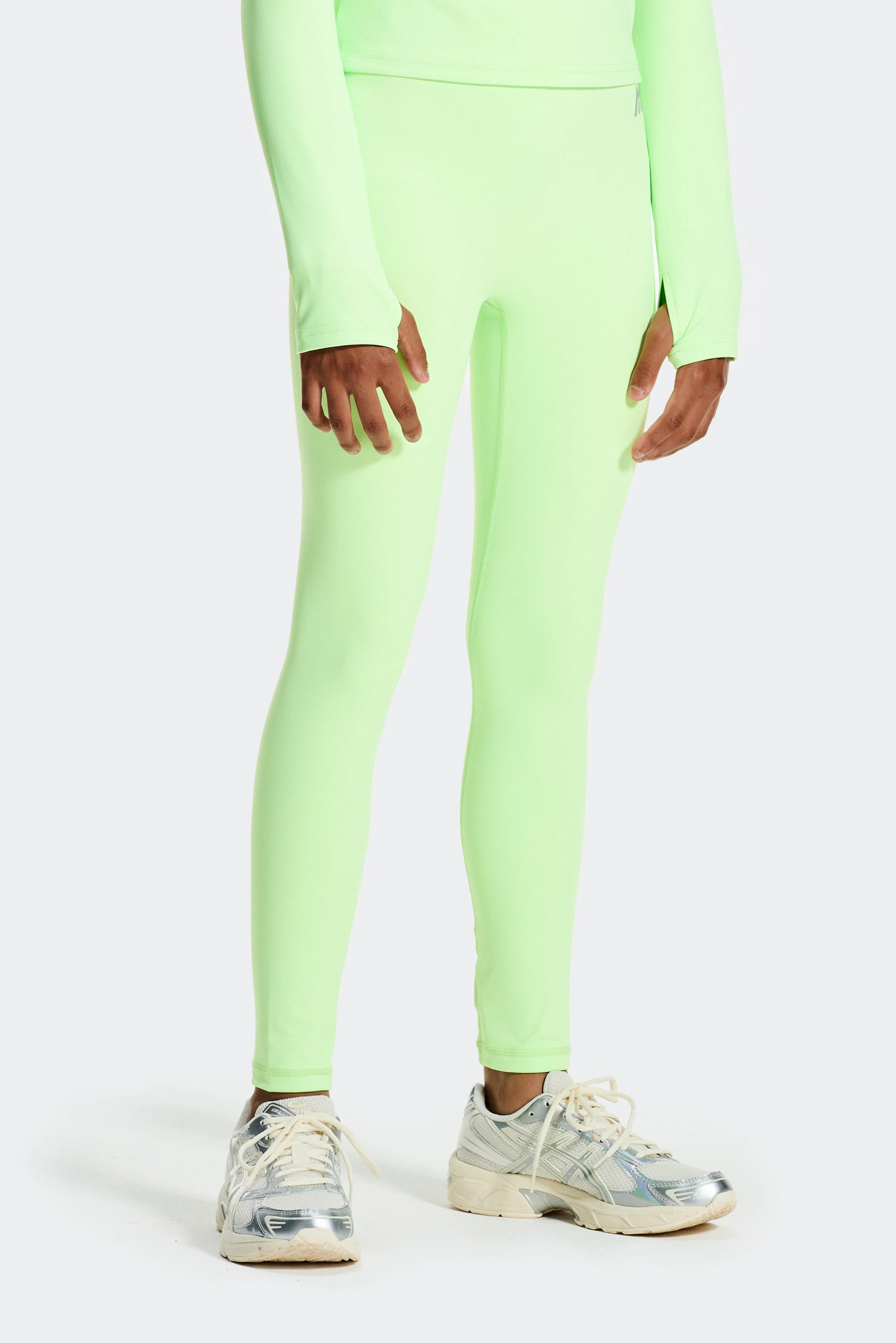 Girls Icon Full Length Legging - Iced Matcha - Image 2