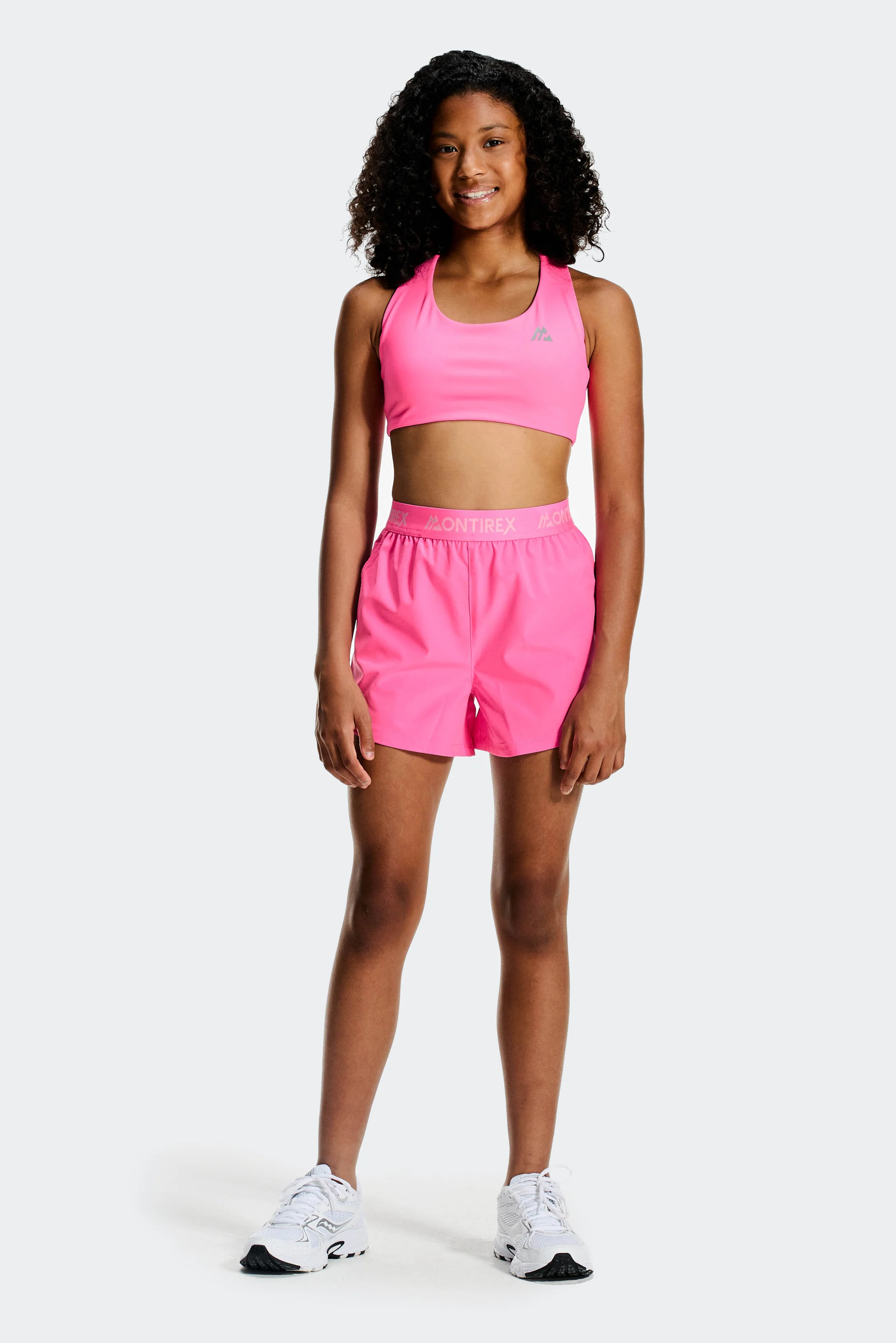 Girls Icon Woven Short - Fuchsia - Image 3