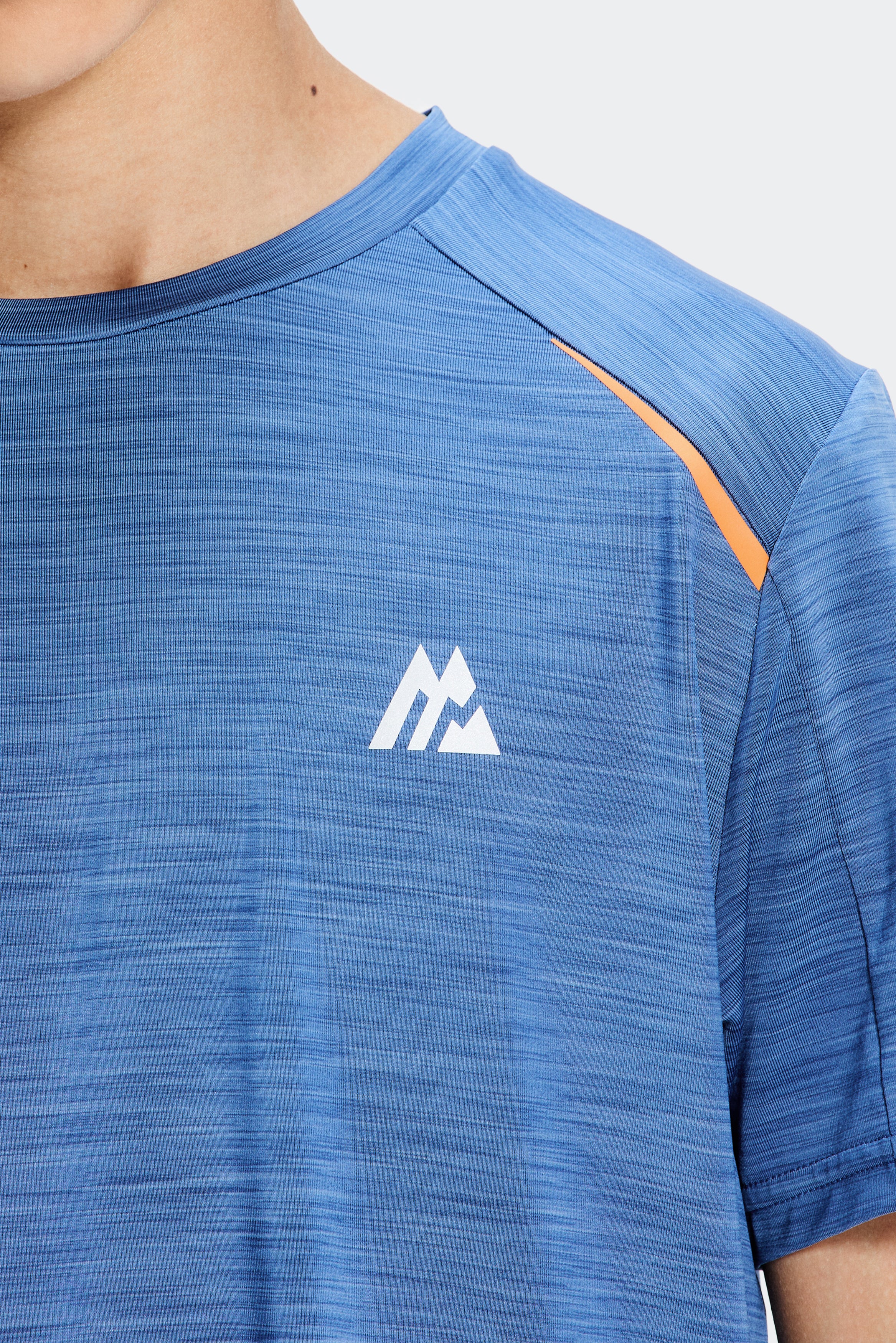 Boys Ignite T-Shirt - Charcoal Blue/Tangerine Glow - Image 3