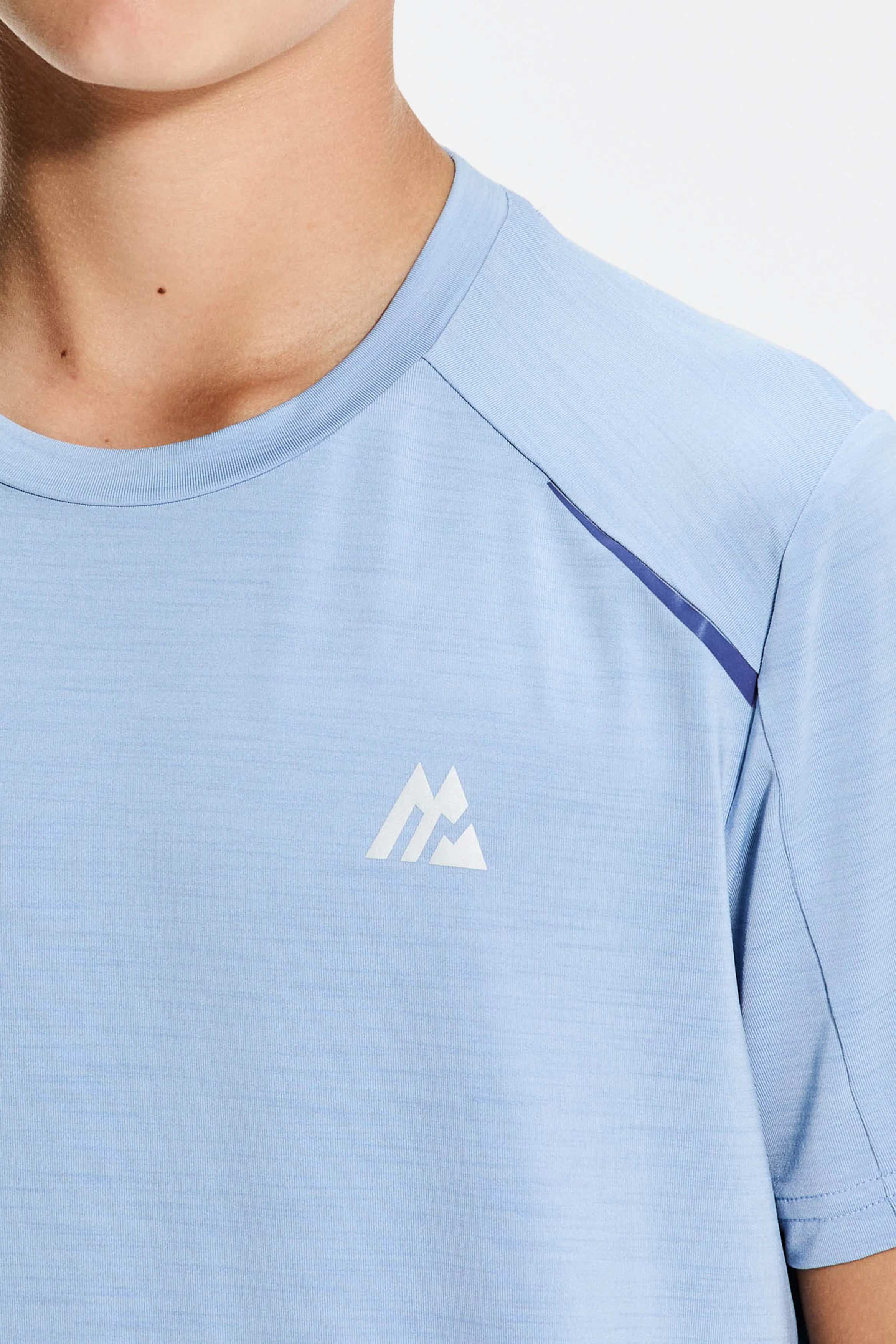 Boys Ignite T-Shirt - Cloudy Sky/Marine Blue - Image 3