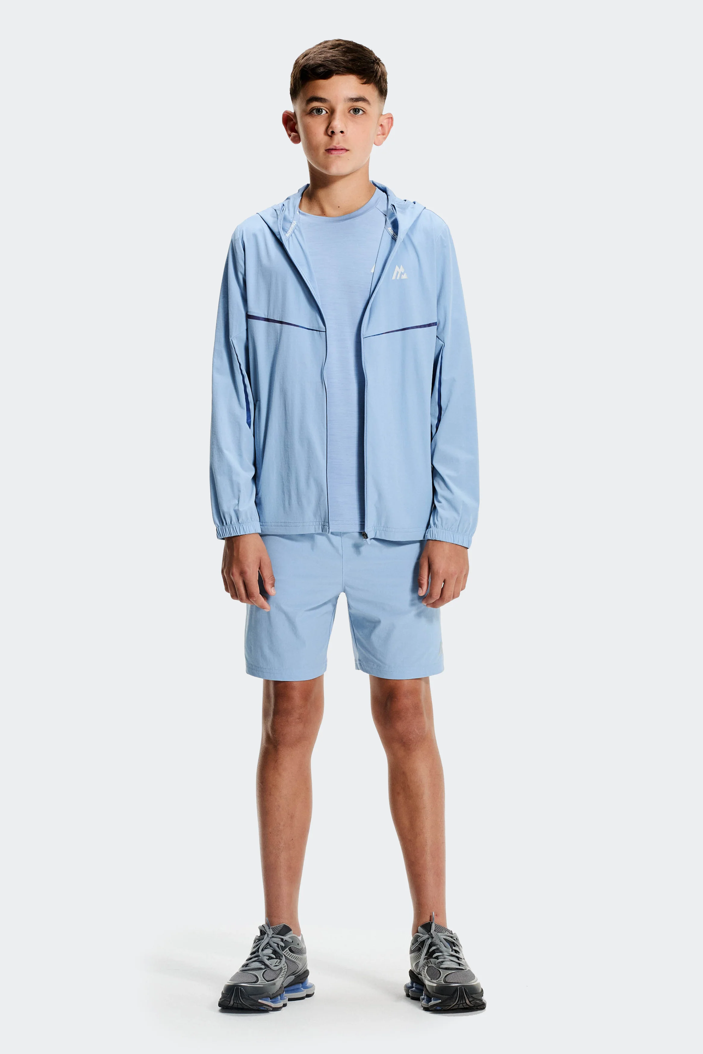 Boys Ignite T-Shirt - Cloudy Sky/Marine Blue - Image 4