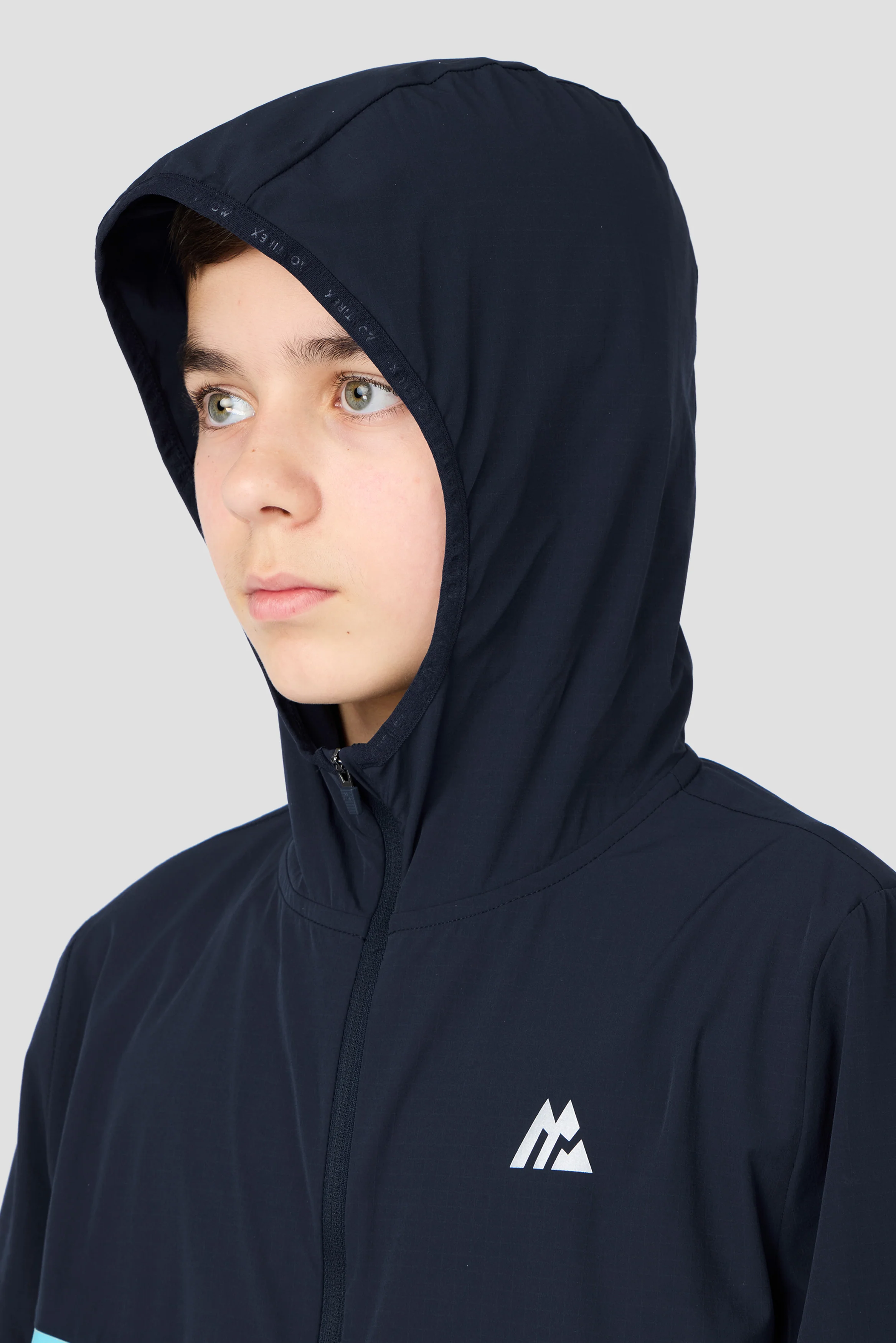Boys Ignite Windbreaker - Midnight Blue/Neon Sky - Image 5
