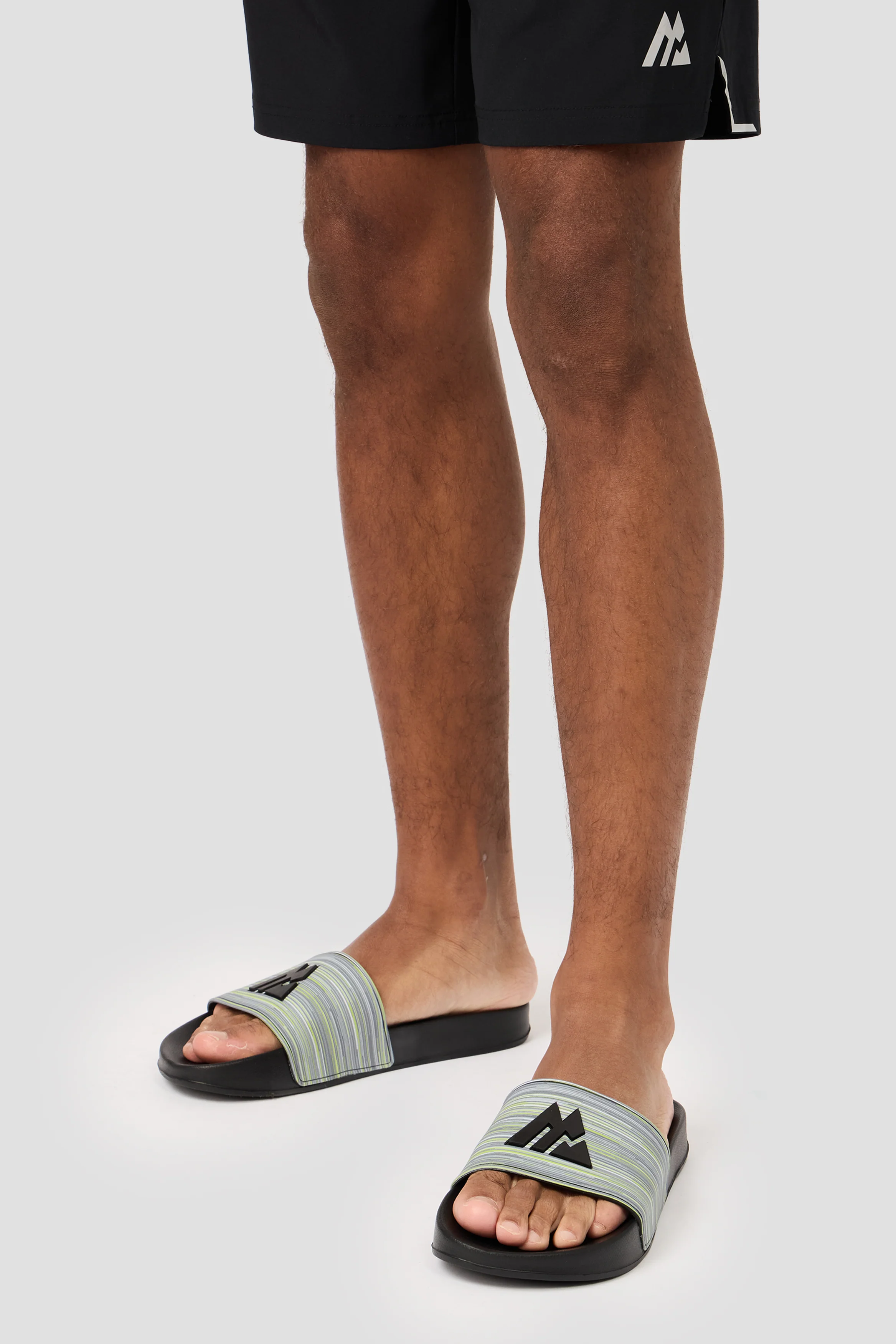 MTX Trail Slides - Black/Asphalt/Cement Grey/Platinum Grey/Neon Green - Image 2