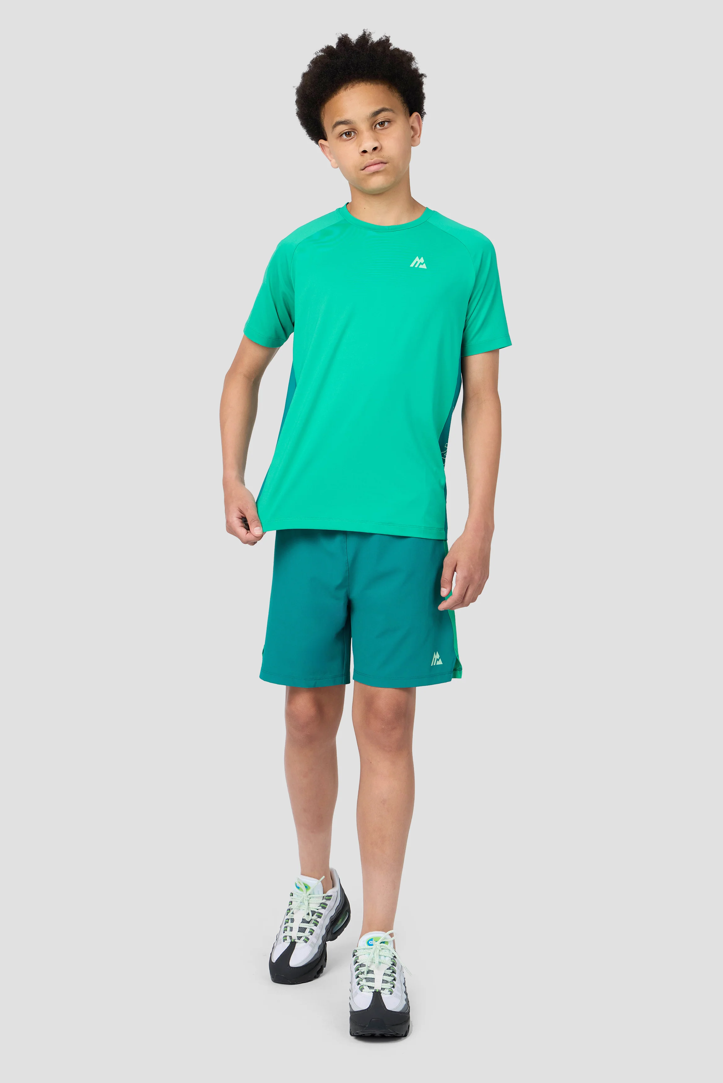 Boys Optic Short - Lagoon Green/Cyber Jade/Duck Egg - Image 3