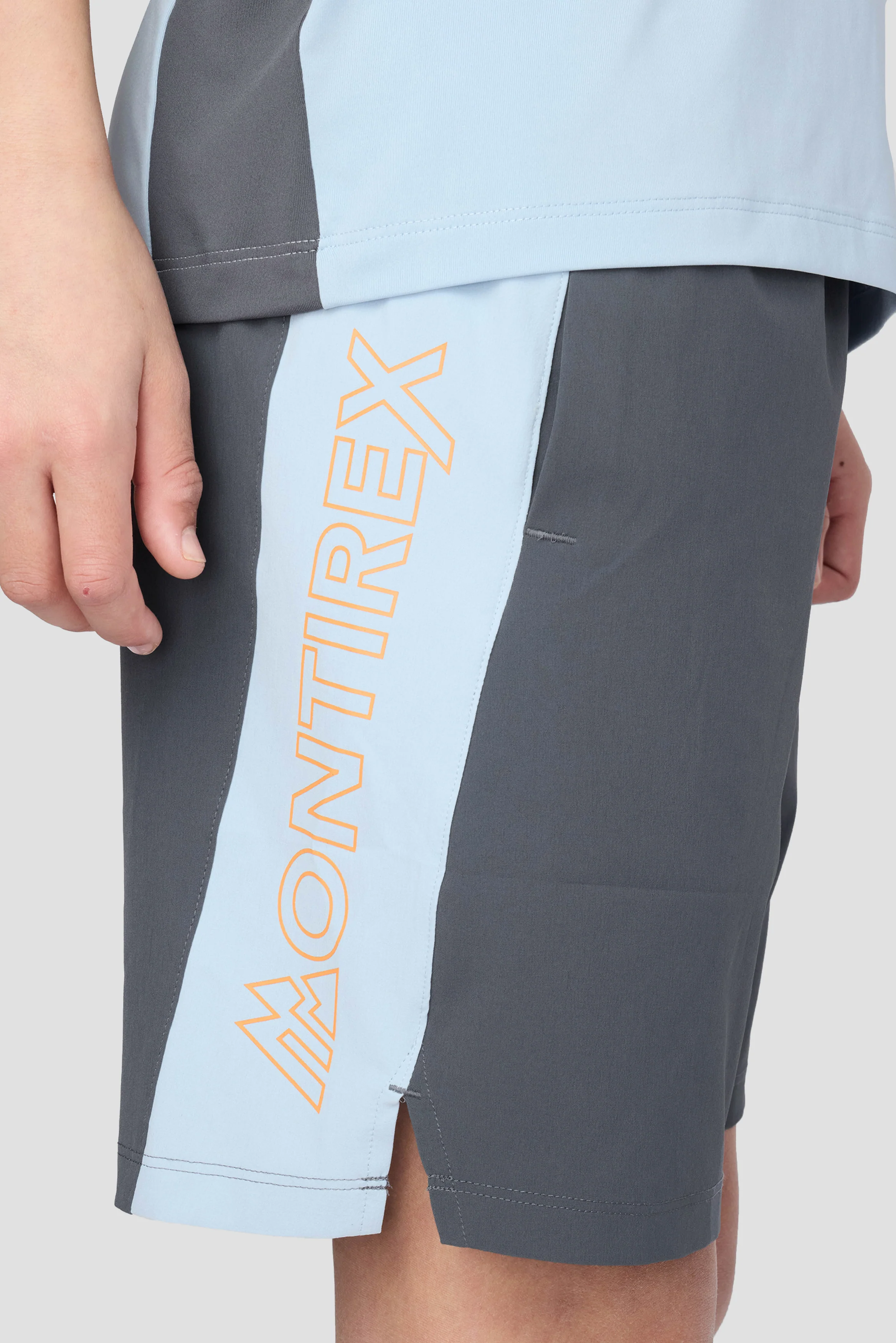Boys Optic Short - Slate Grey/Summer Mist/Tangerine Glow - Image 6