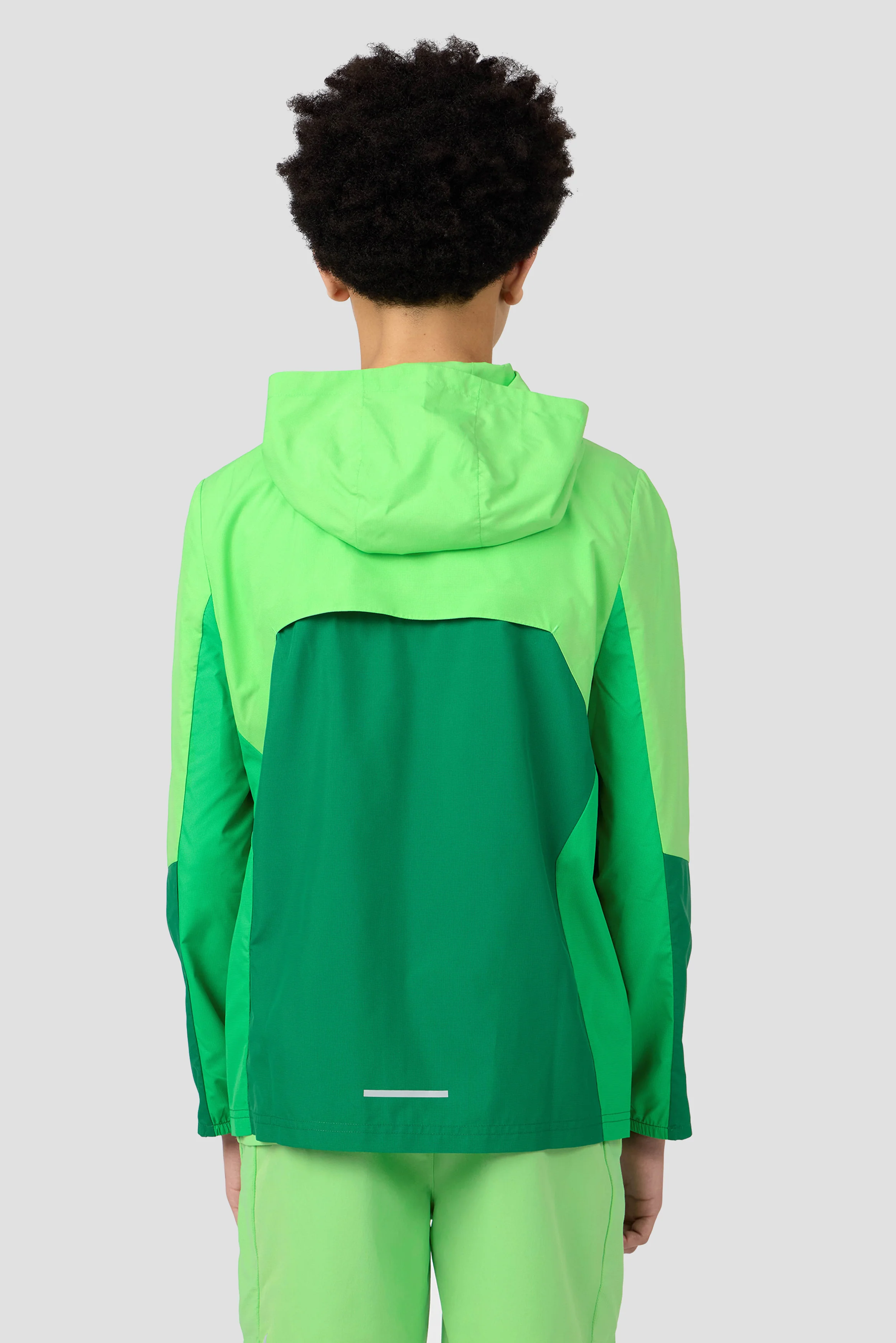 Boys Spectra Windbreaker - Chameleon/Spruce Green/Clover - Image 2