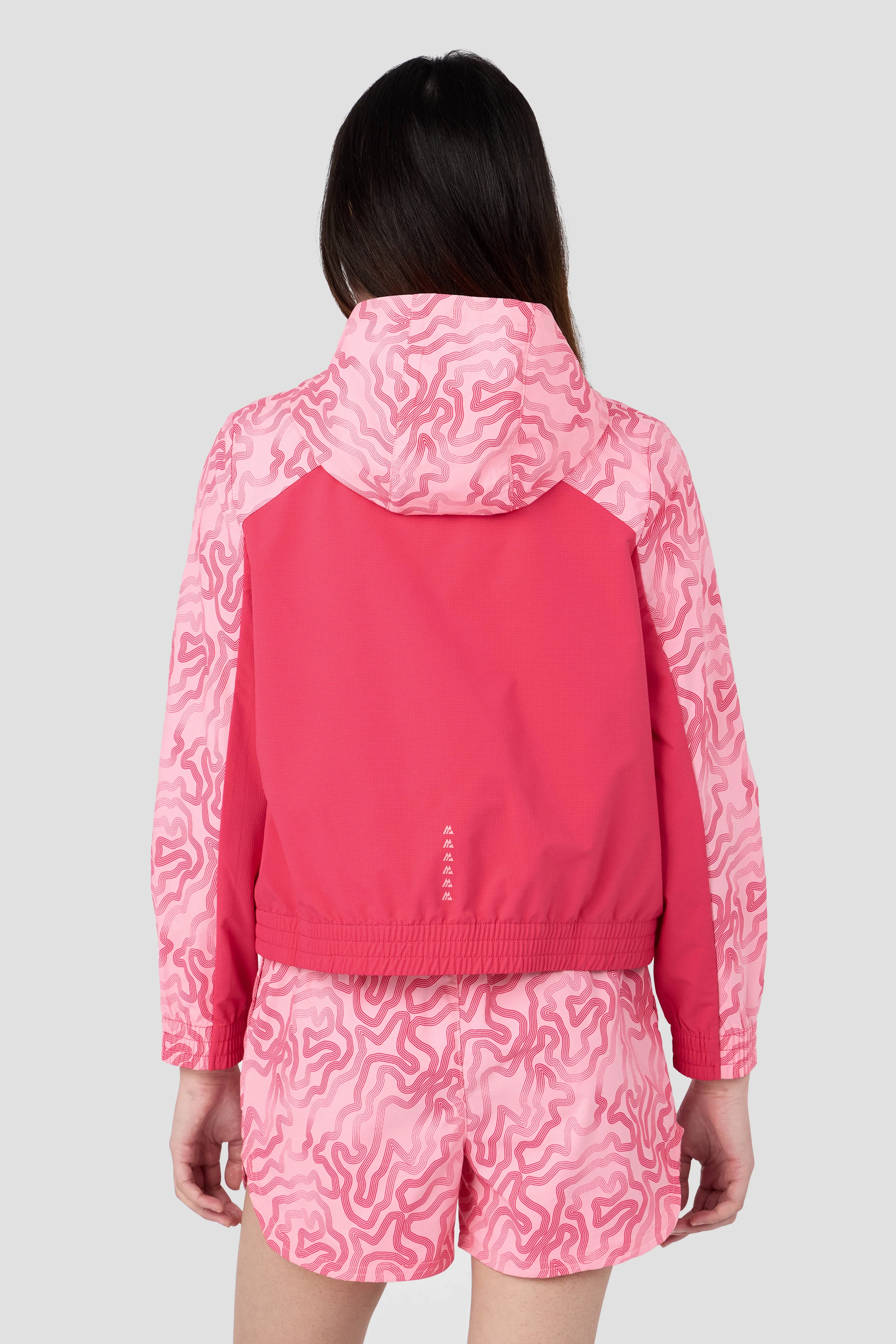 Girls Spin Windbreaker - Bouquet/Sweet Pink - Image 2