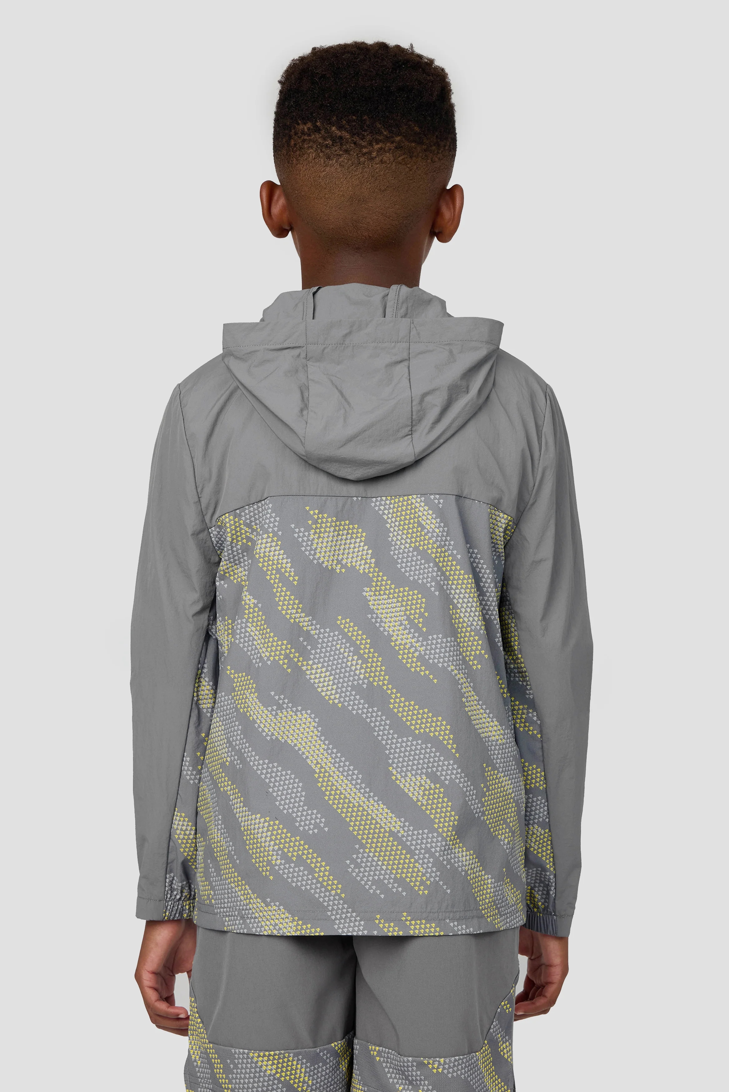 Boys Thera Jacket - Cement Grey/Platinum Grey/OG Neon - Image 2