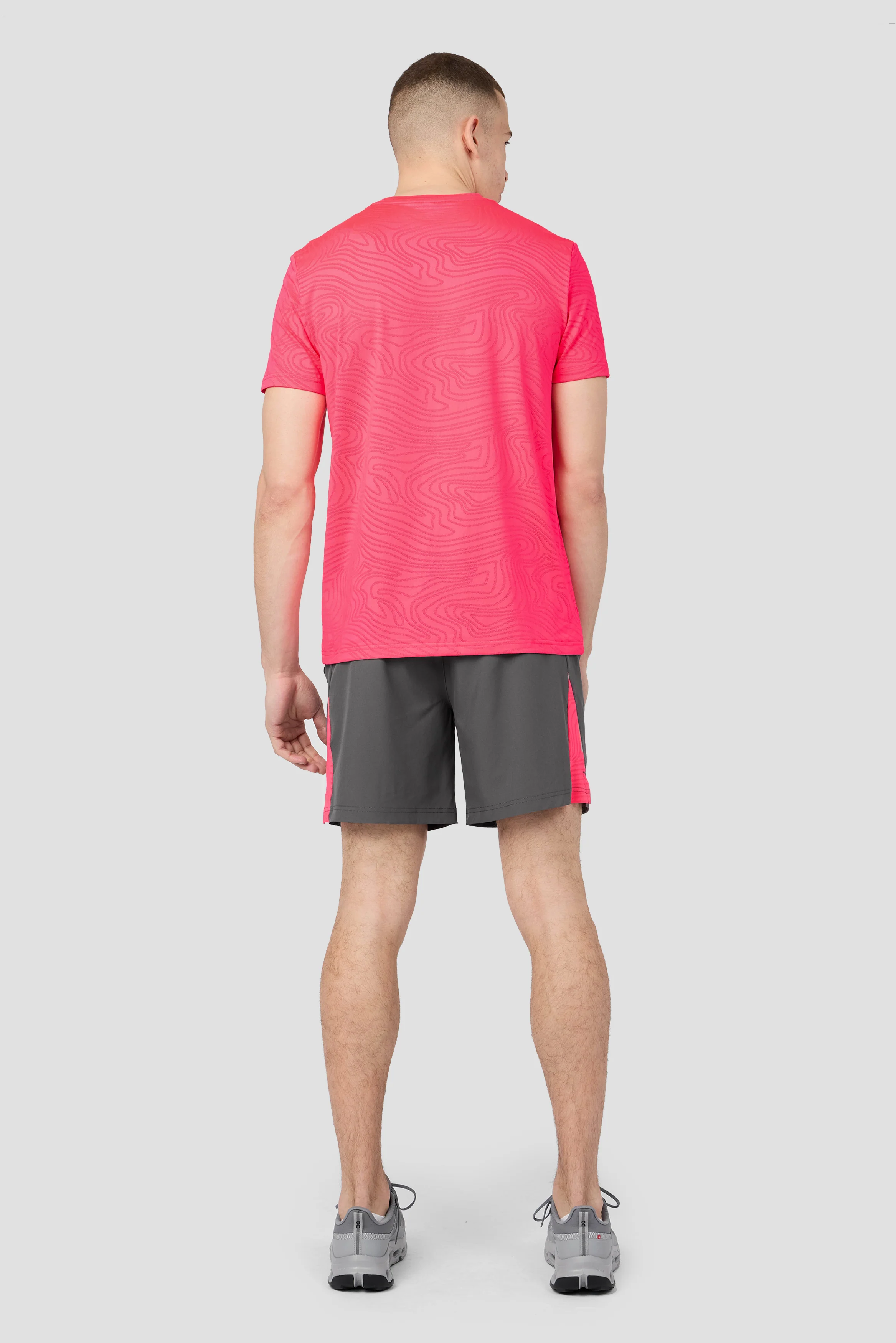 Tide Short - Cement Grey/Shocking Pink - Image 4