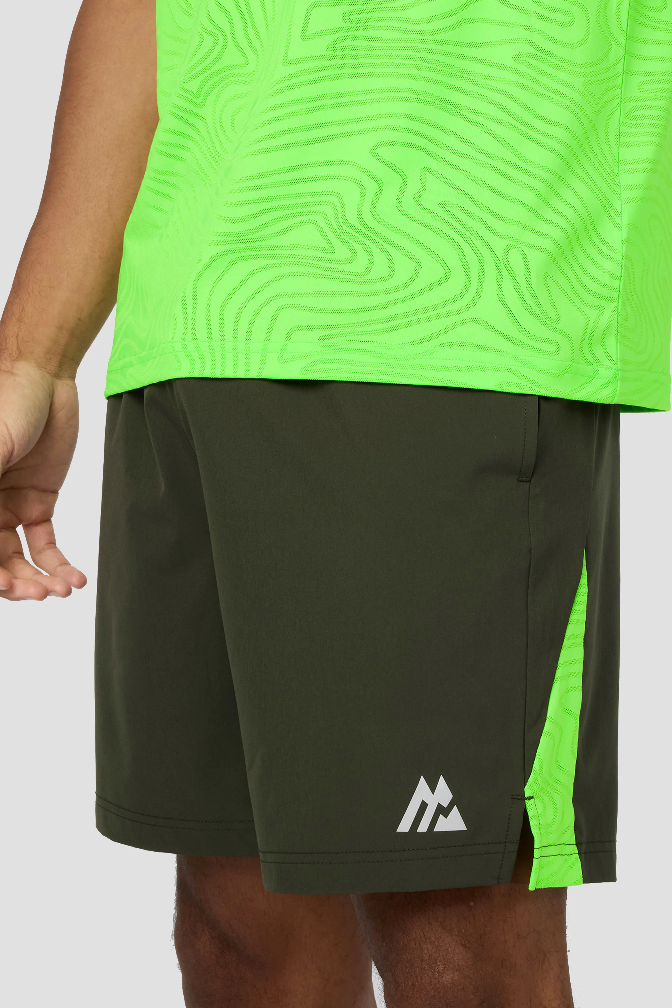 Tide Short - Elm/Neon Green - Image 5