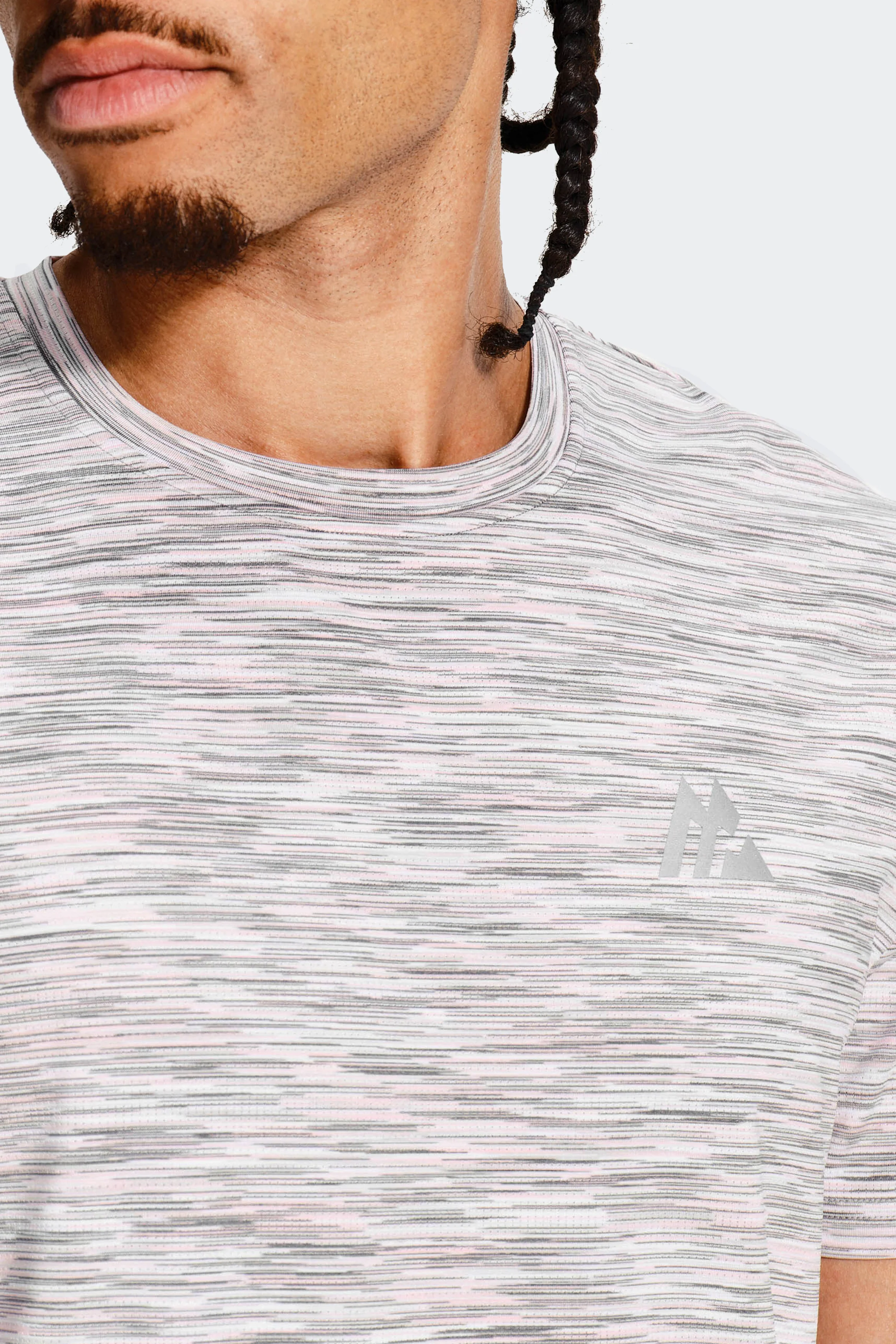 Trail T-Shirt - Grey/Pink - Image 3
