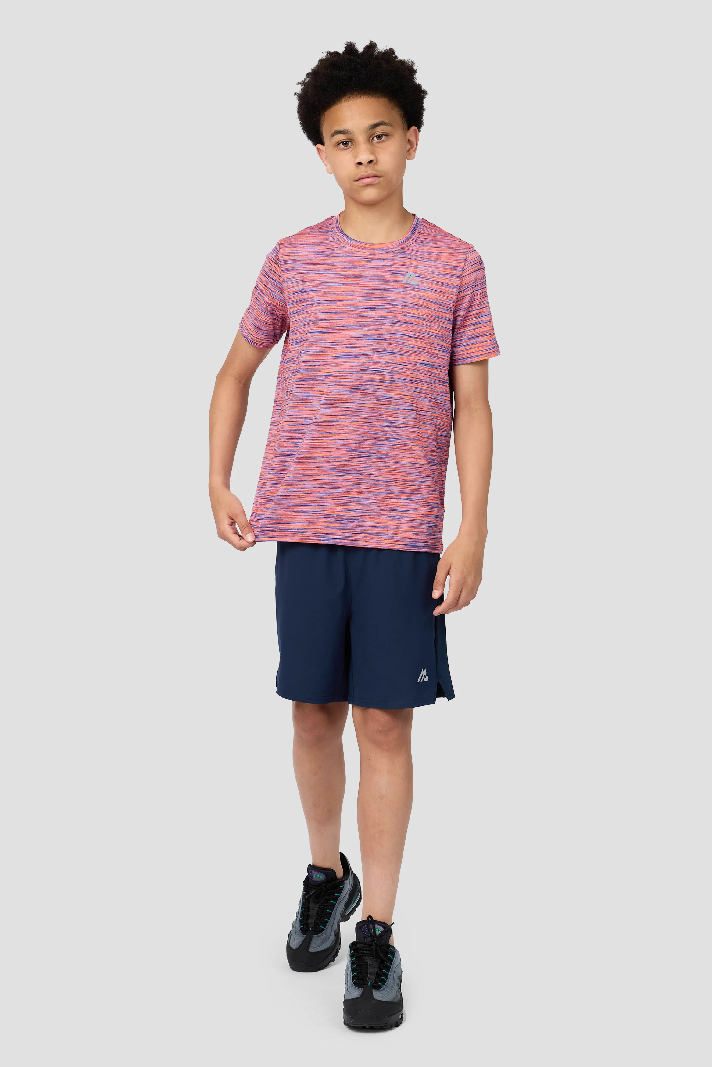 Boys Trail T-Shirt - Purple/Lilac/Orange - Image 4