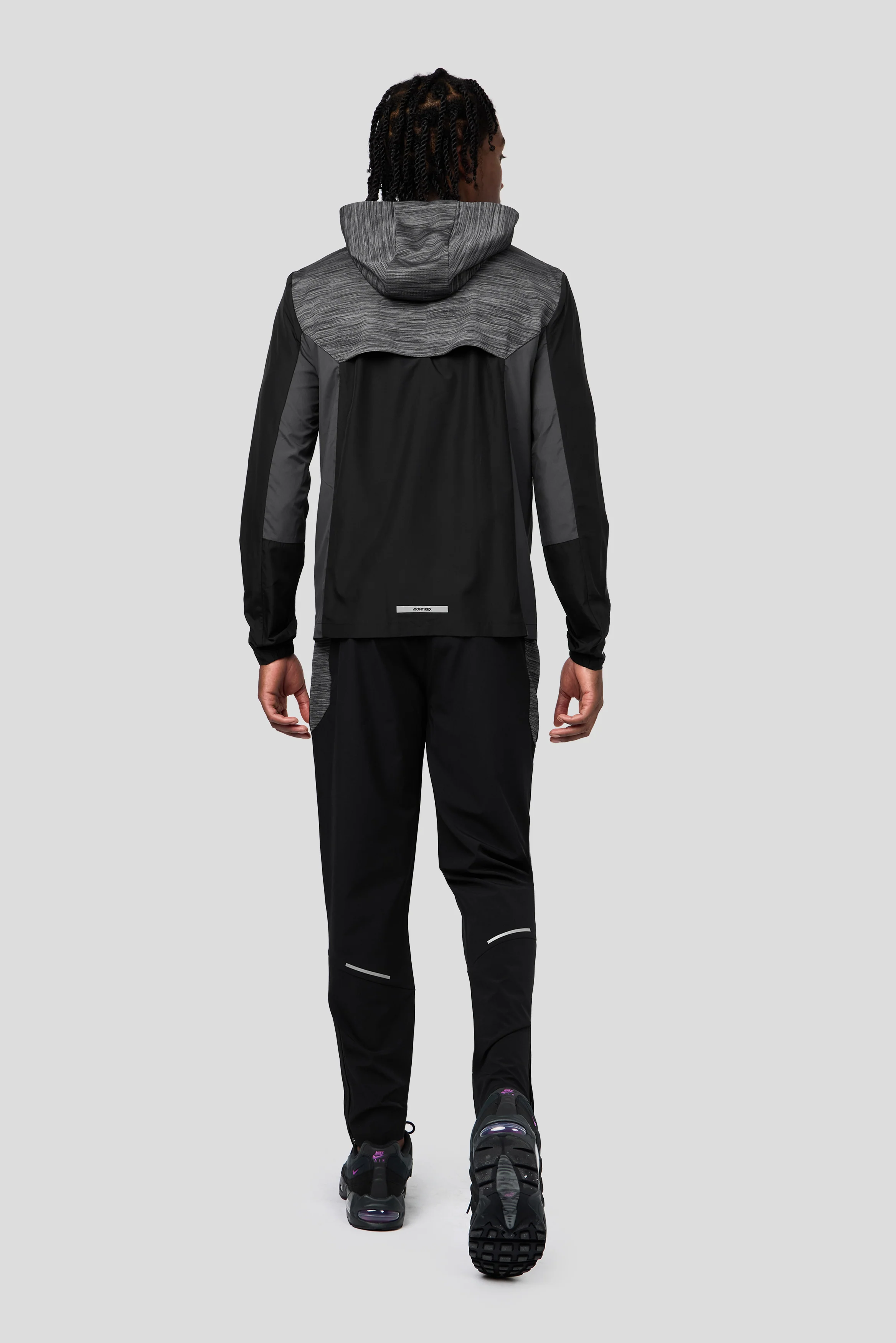 Trail Windbreaker - Black/Grey - Image 4
