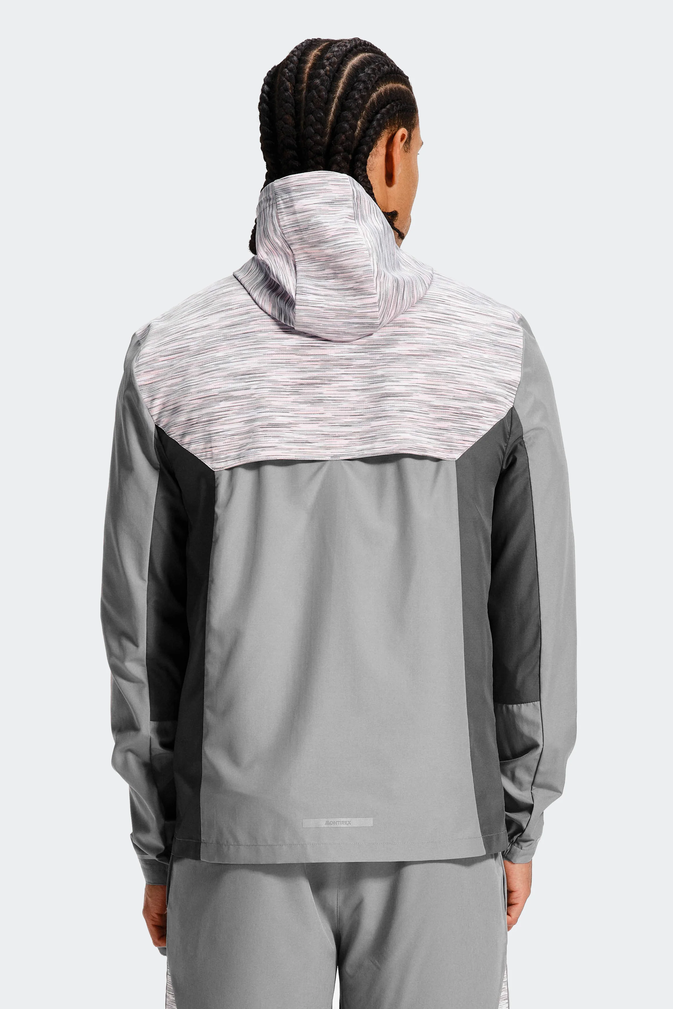 Trail Windbreaker - Grey/Pink - Image 2