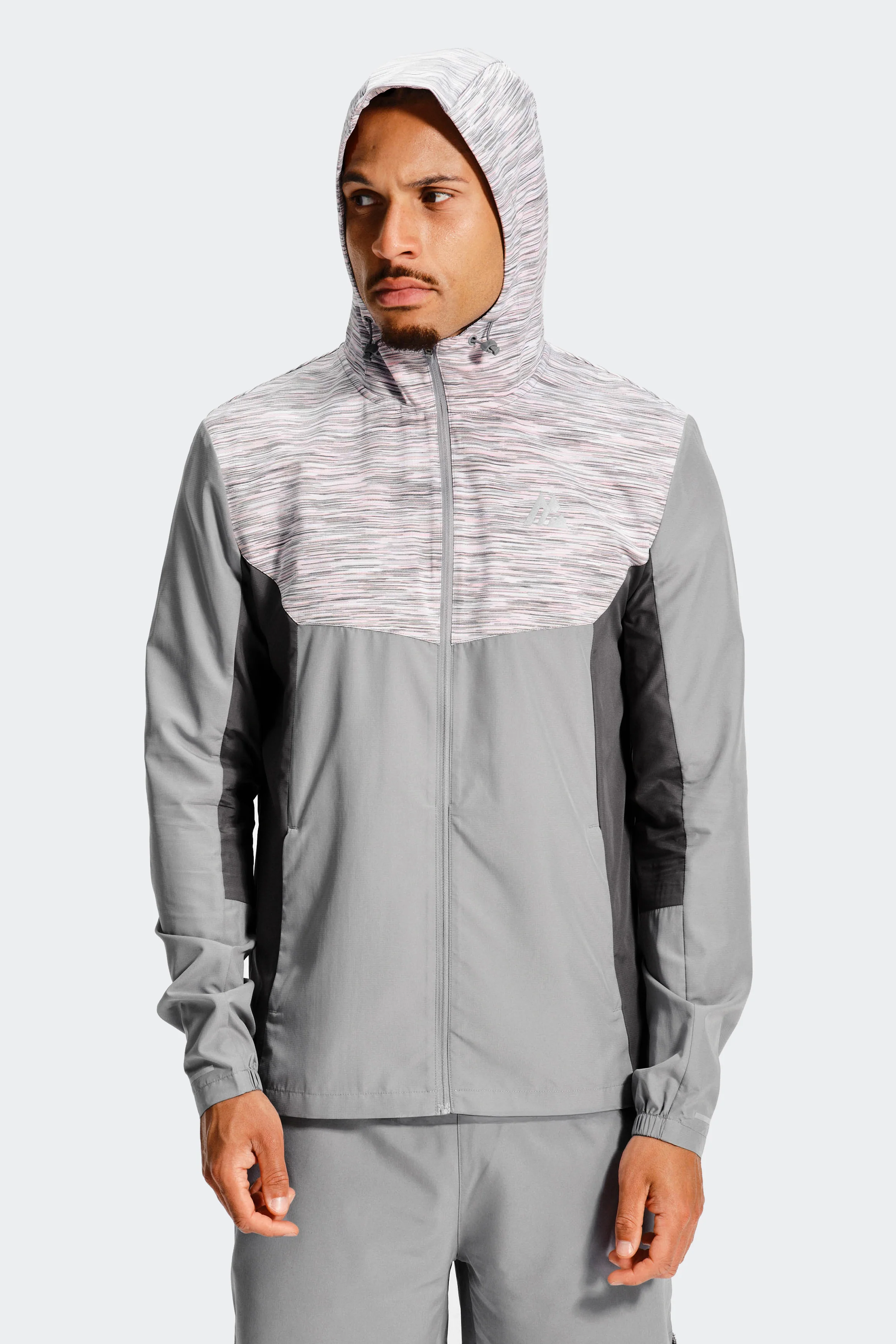 Trail Windbreaker - Grey/Pink - Image 4