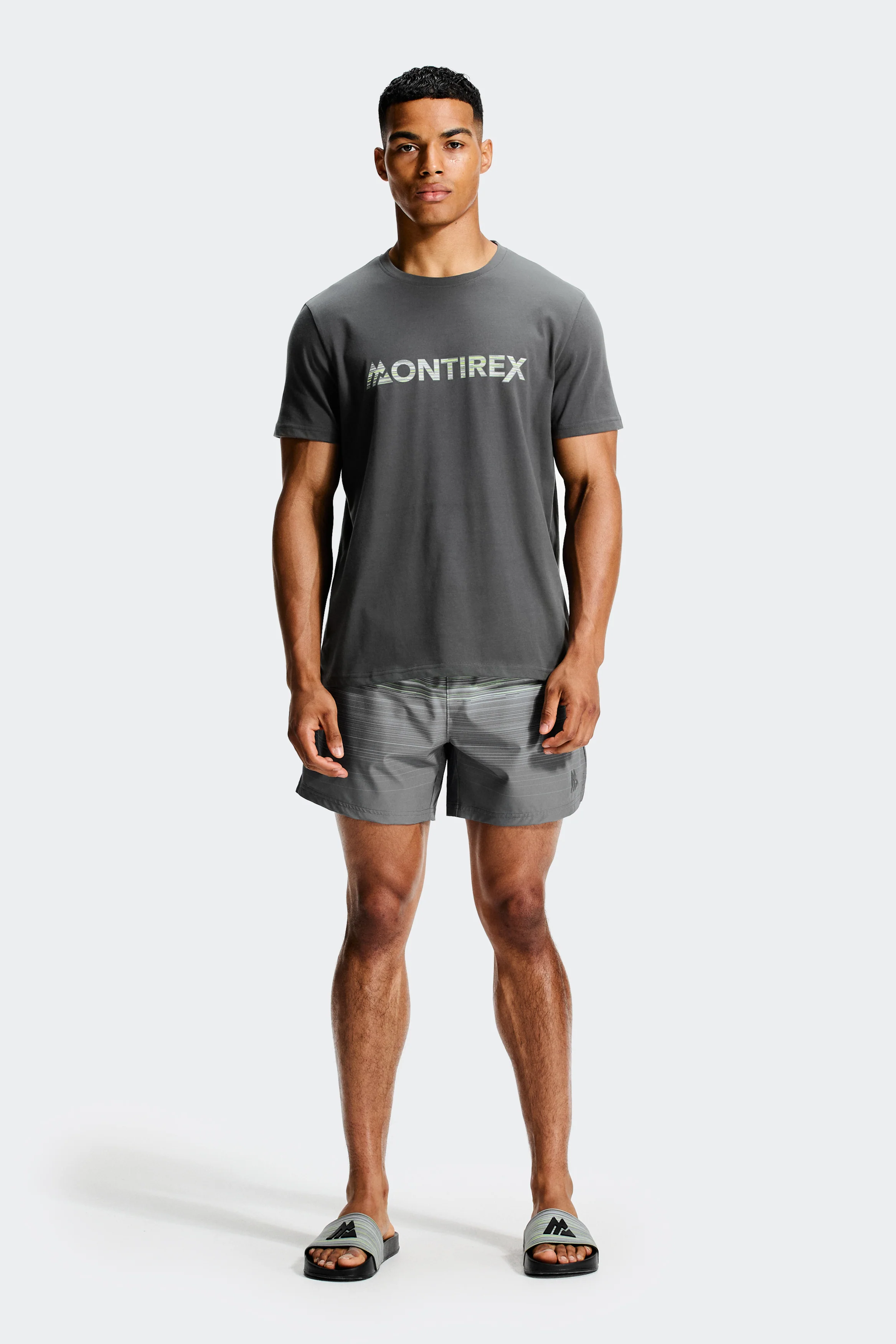 Trail M Logo T-Shirt - Asphalt - Image 4