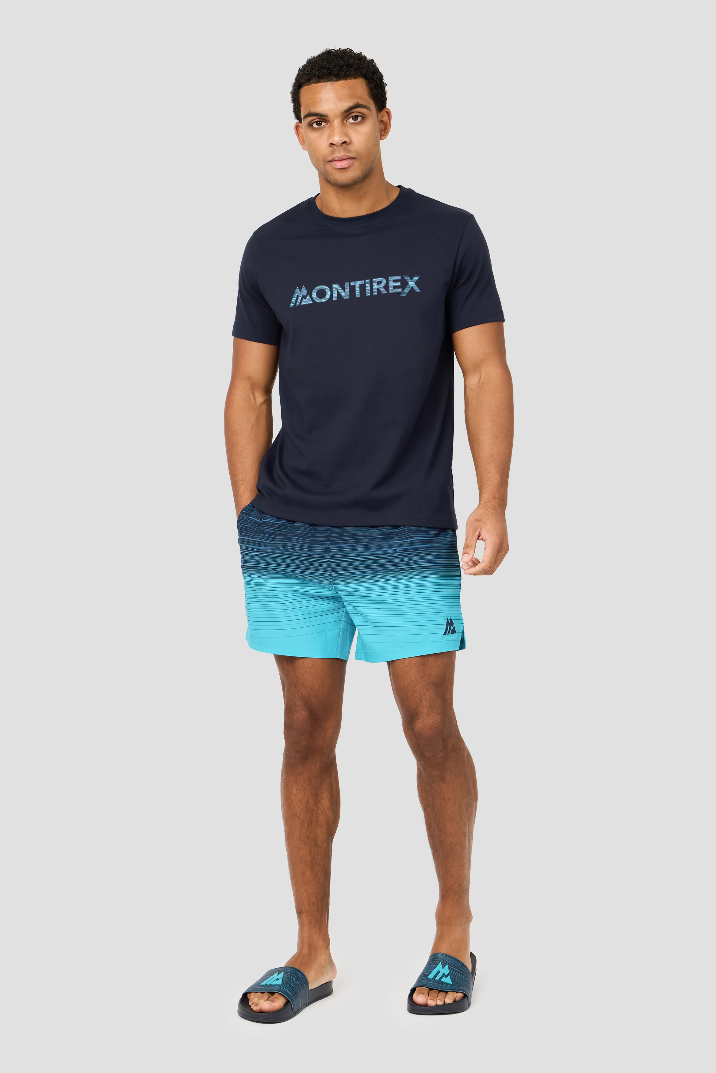 Trail M Logo T-Shirt - Midnight Blue - Image 4