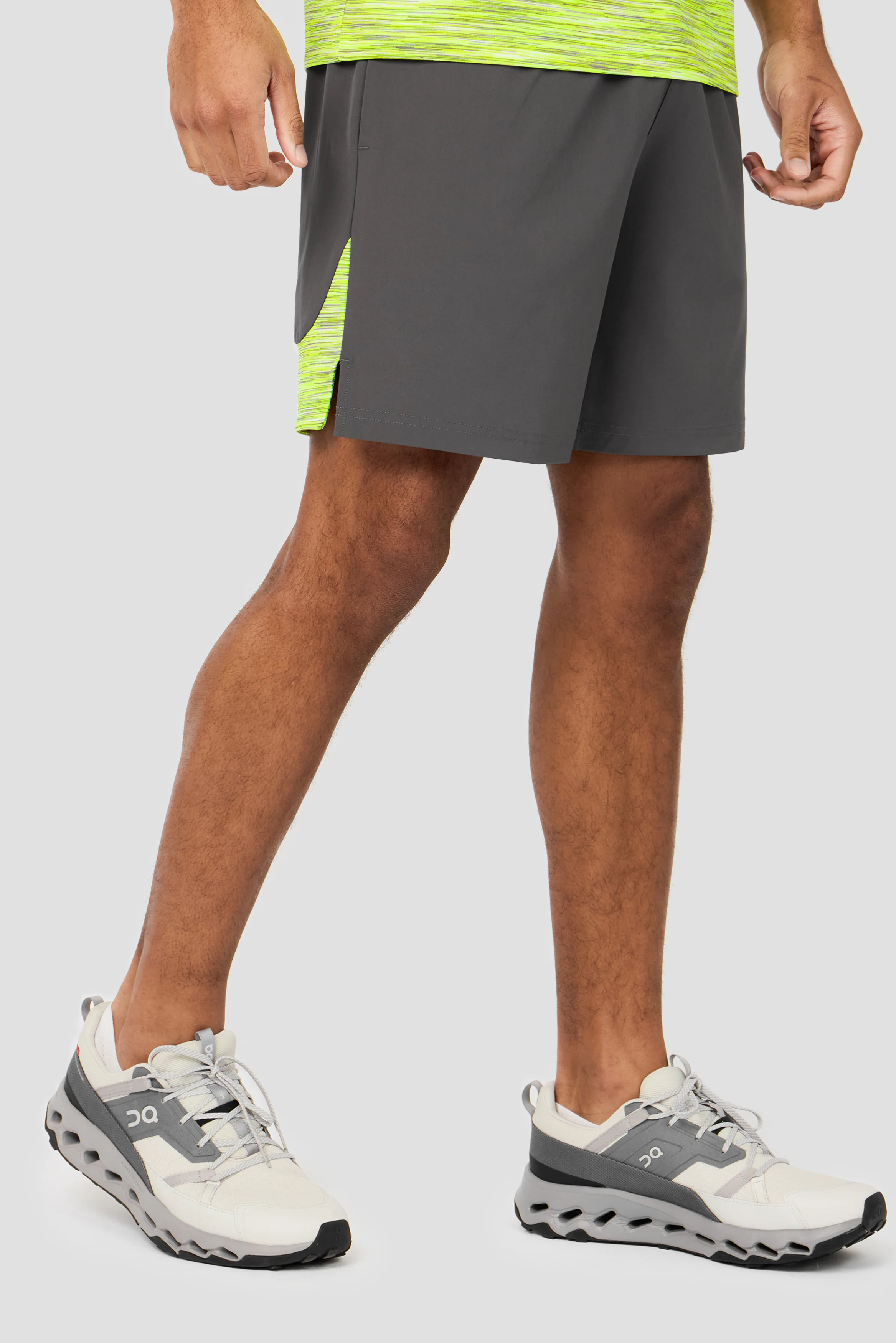 Trail Panel Short - Grey/OG Neon - Image 2