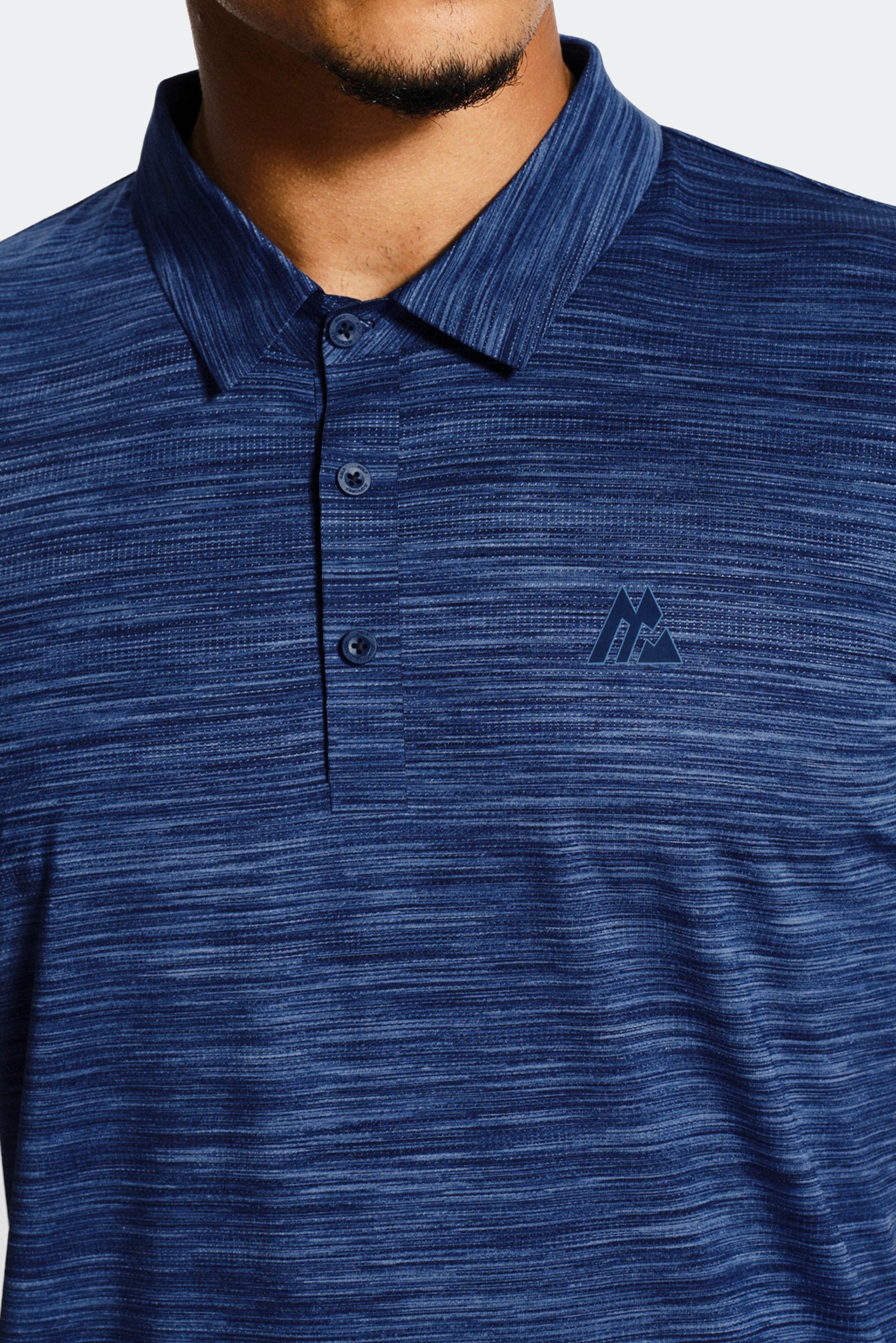 Golf Trail Polo - Navy/Blue Multi - Image 3