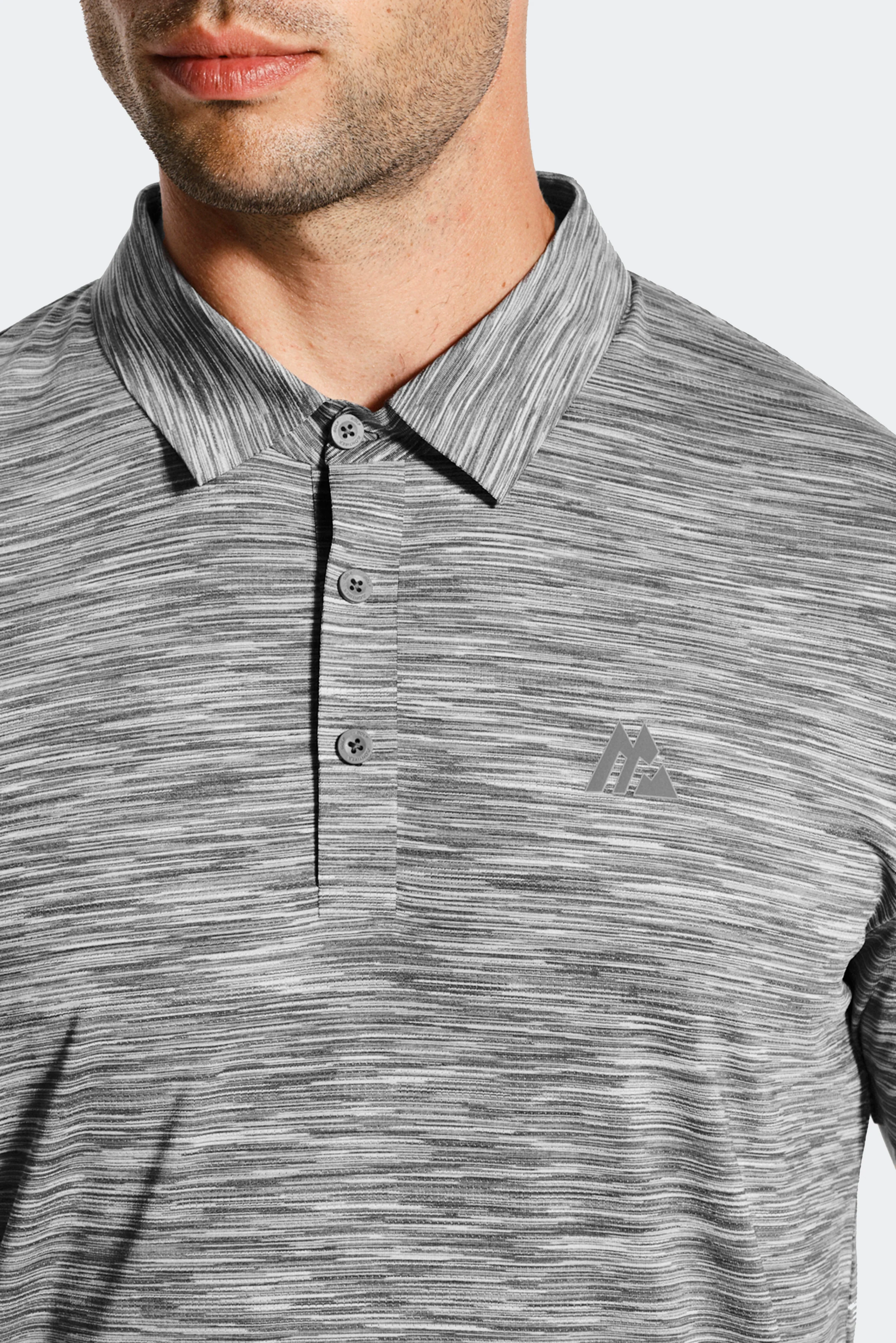 Golf Trail Polo - Grey Multi - Image 3