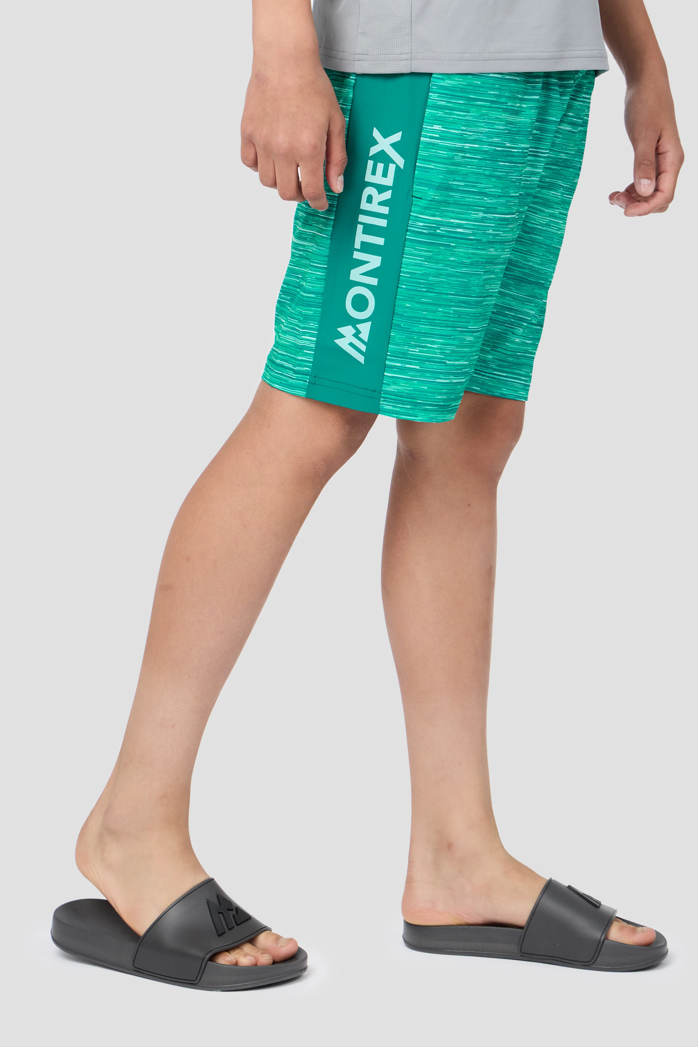 Boys Trail Swim Short - Mint Blue - Image 2
