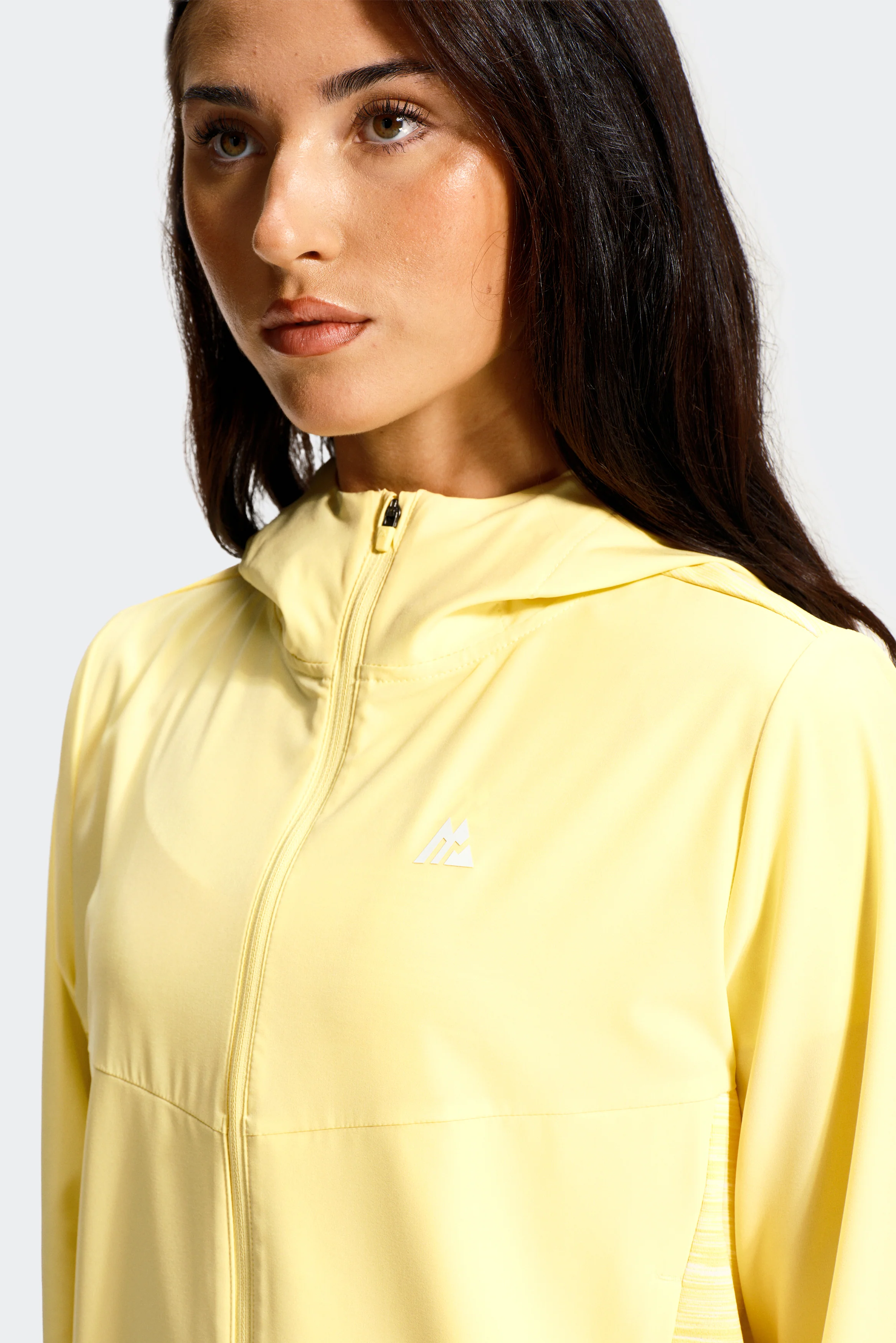 Women's Trail Windbreaker - Lemon/White - Image 3