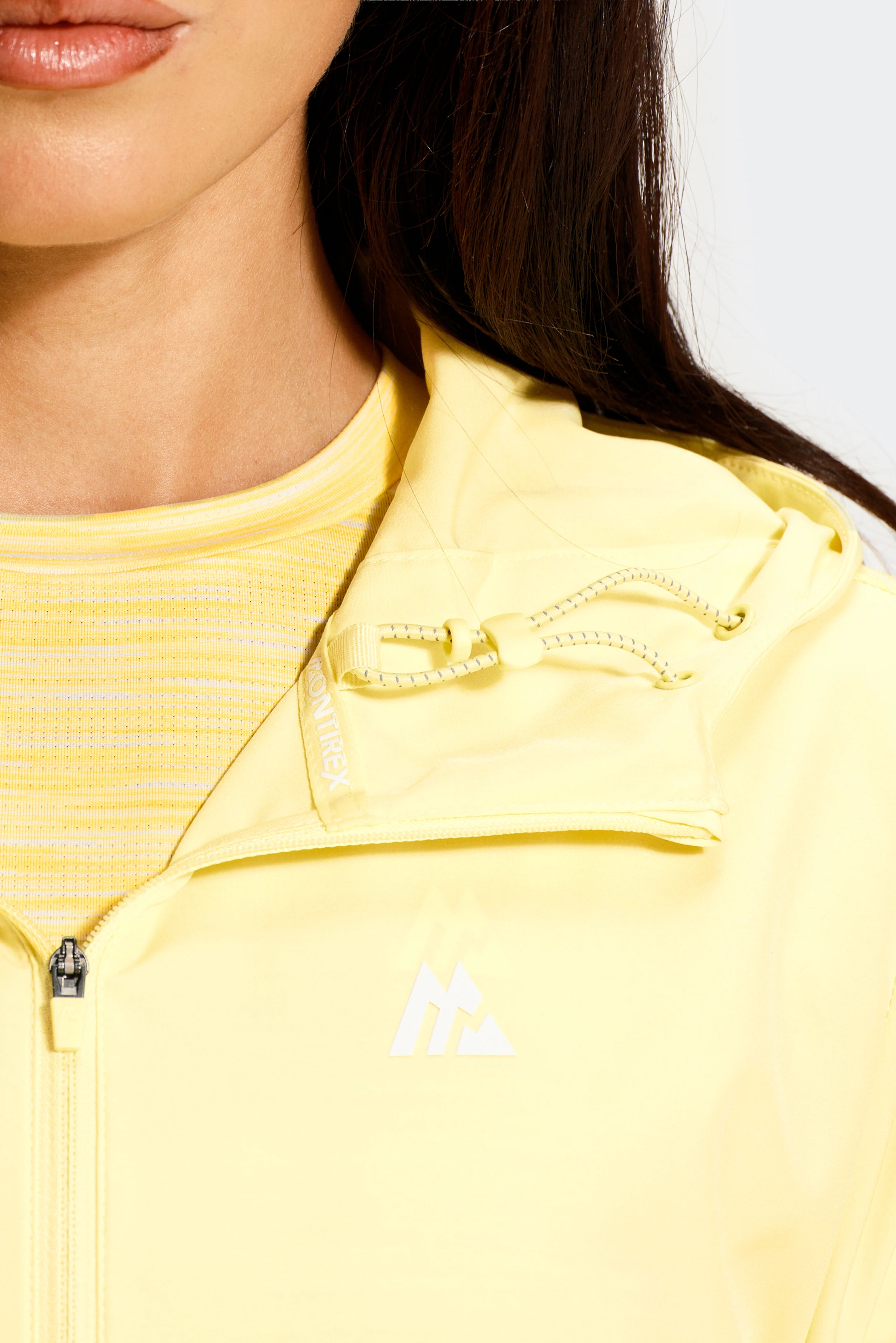 Women's Trail Windbreaker - Lemon/White - Image 5
